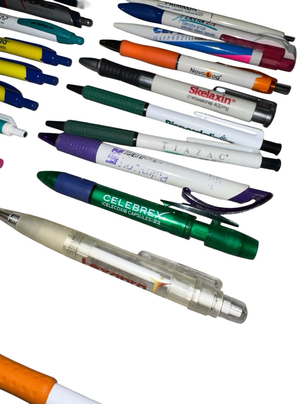 Lot Of 125 Pharmaceutical Drug Rep Advertising Pens some Rare!