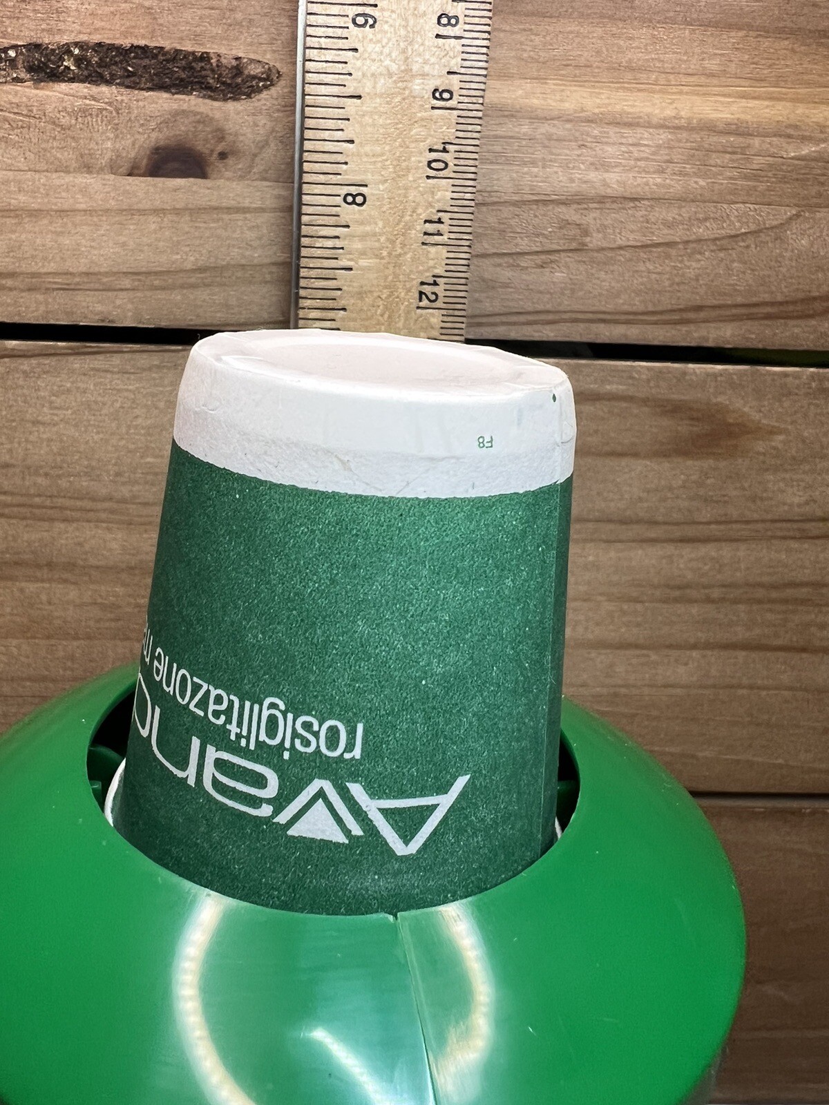 Drug Rep Avandia Pharmaceutical Paper Rinse Cup Dispenser Plastic 7”