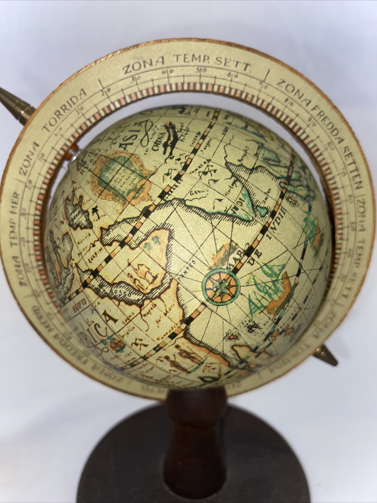 Vintage Surbex-T Pharmaceutical Rep Drug Advertising World Globe Small RM9