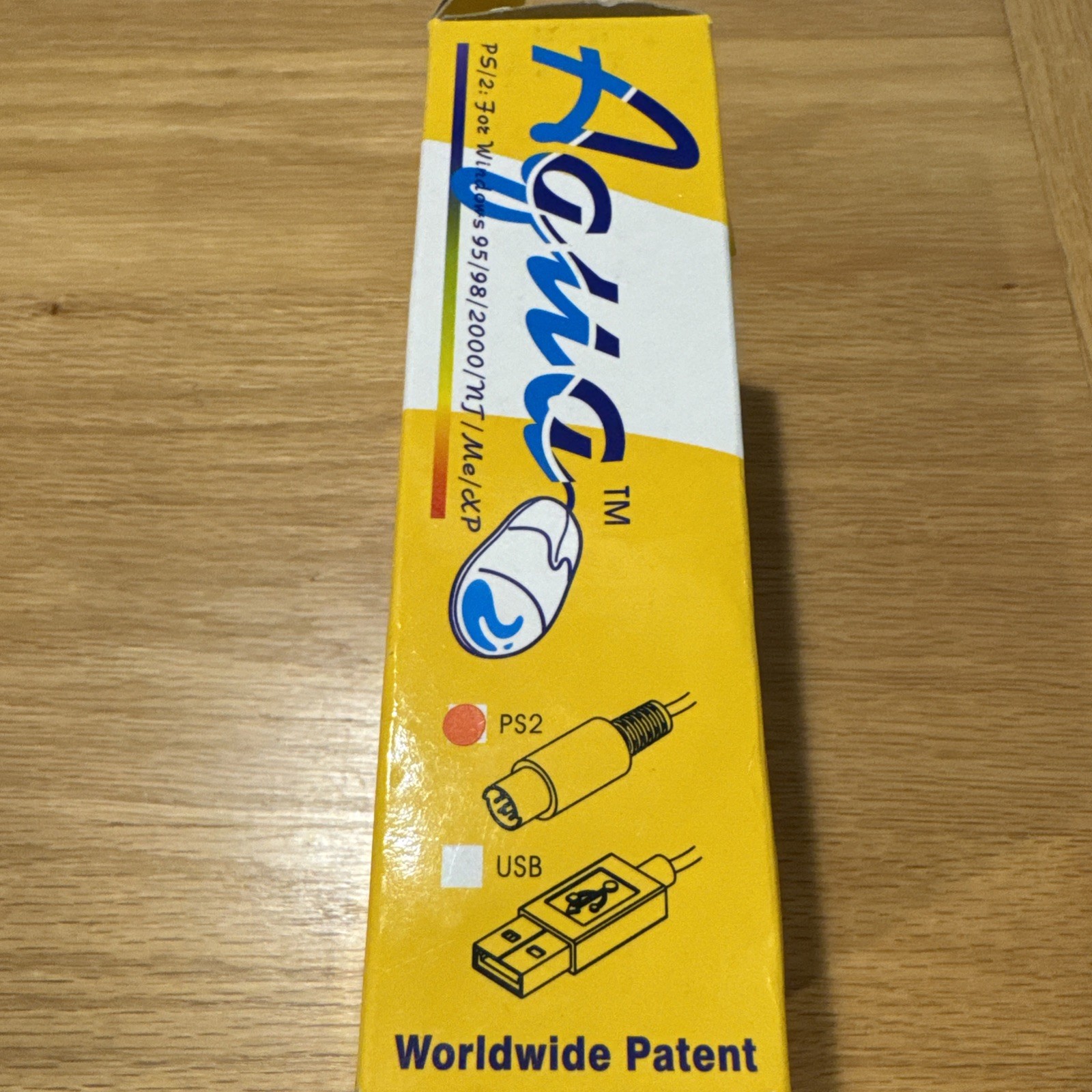 Pharmaceutical Marketing AQUA SEROQUEL Computer Mouse PS2 ADAPTER VERSION W BOX