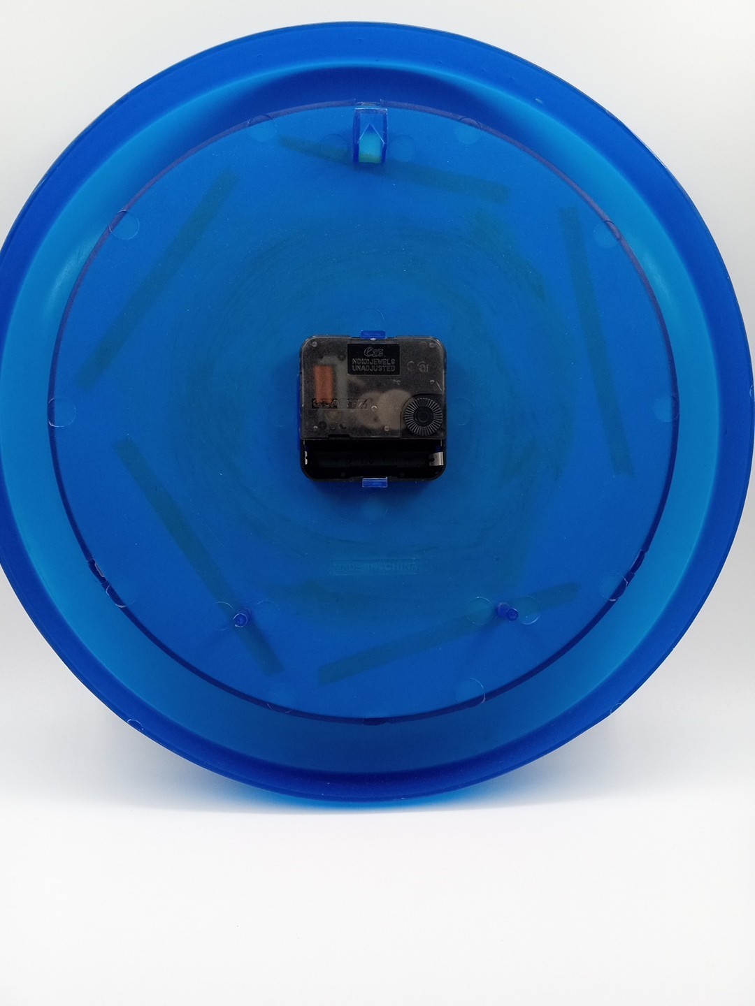 Seroquel Pharmaceutical Rep Office Clock Royal Blue Pink 12 Inch Diameter