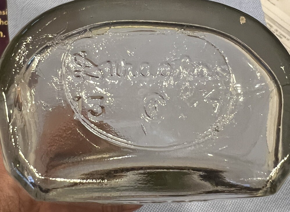 Vintage Duraglass NOS glass pharmacy 16 oz. medicine prescription Bottle