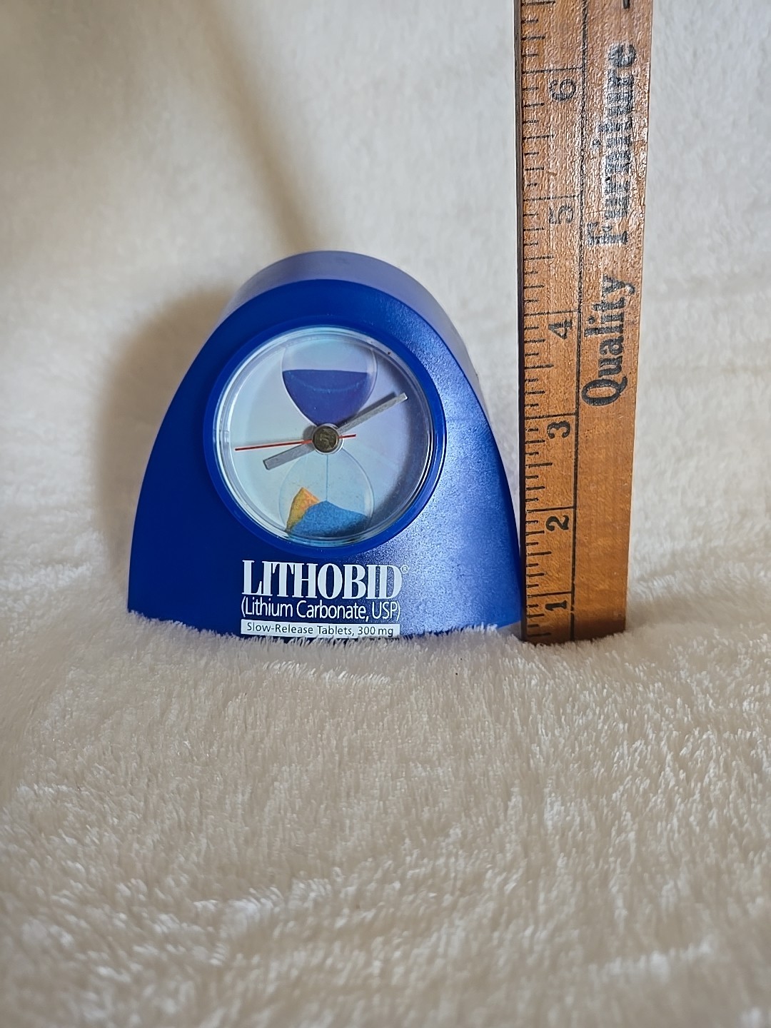 Rare Vintage Pharmaceutical Drug Rep Promo Item – Lithobid Clock