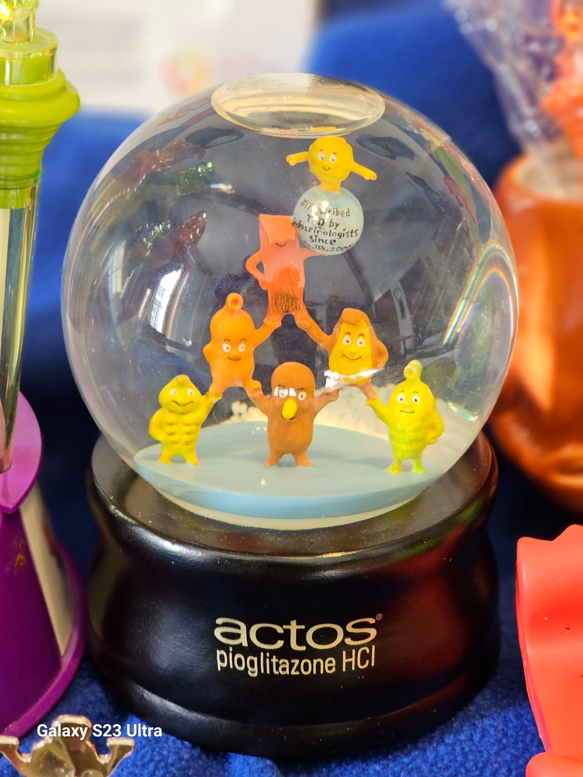 Actos Drug Rep Promo Items-Complete Set (Cups, Plushies, Atlas, Pens, etc)