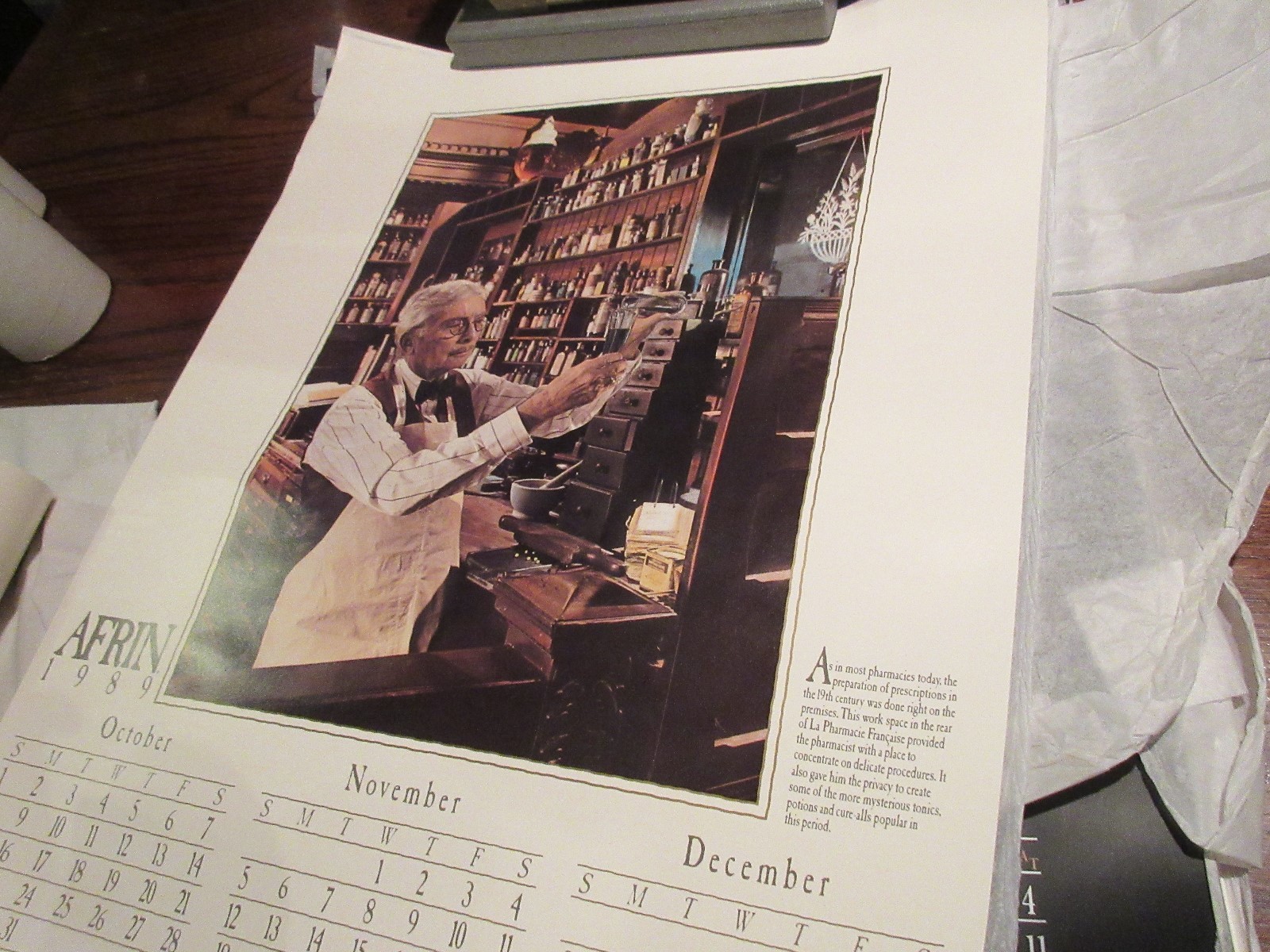 Rx ,Pharmacy , POSTER ,18″ X 24″ ,Photographs Depicting History & Heritage ,1989