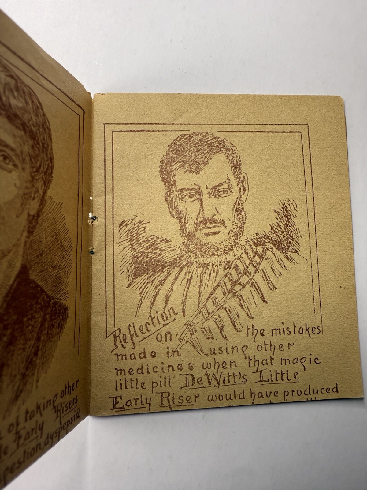 Antique DeWitt’s Little Early Risers Advertising Booklet 1890s Pharmacy Ephemera