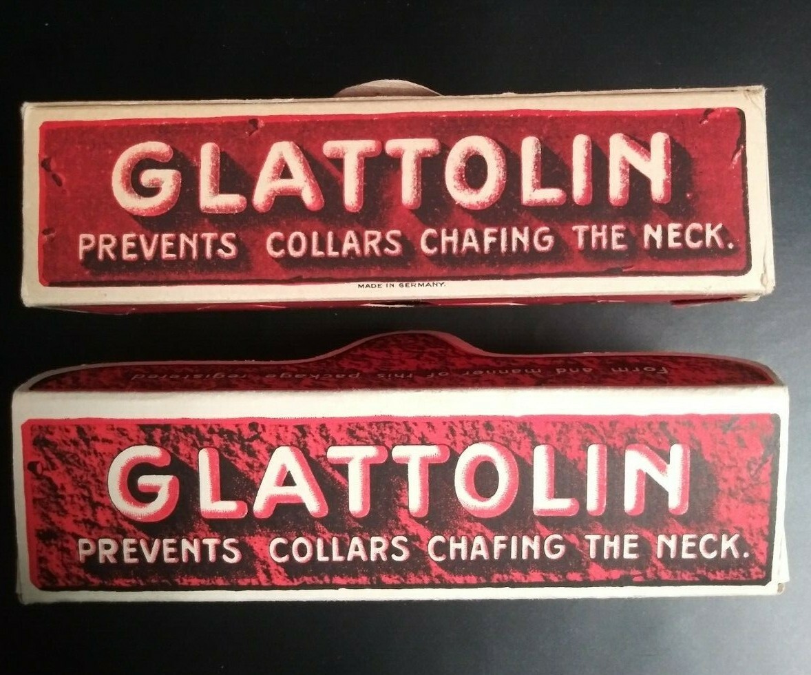 Vintage GLATTOLIN & Heal-Aseptic Antiseptic Empty First Aid Boxes 1940’s (Qty 4)