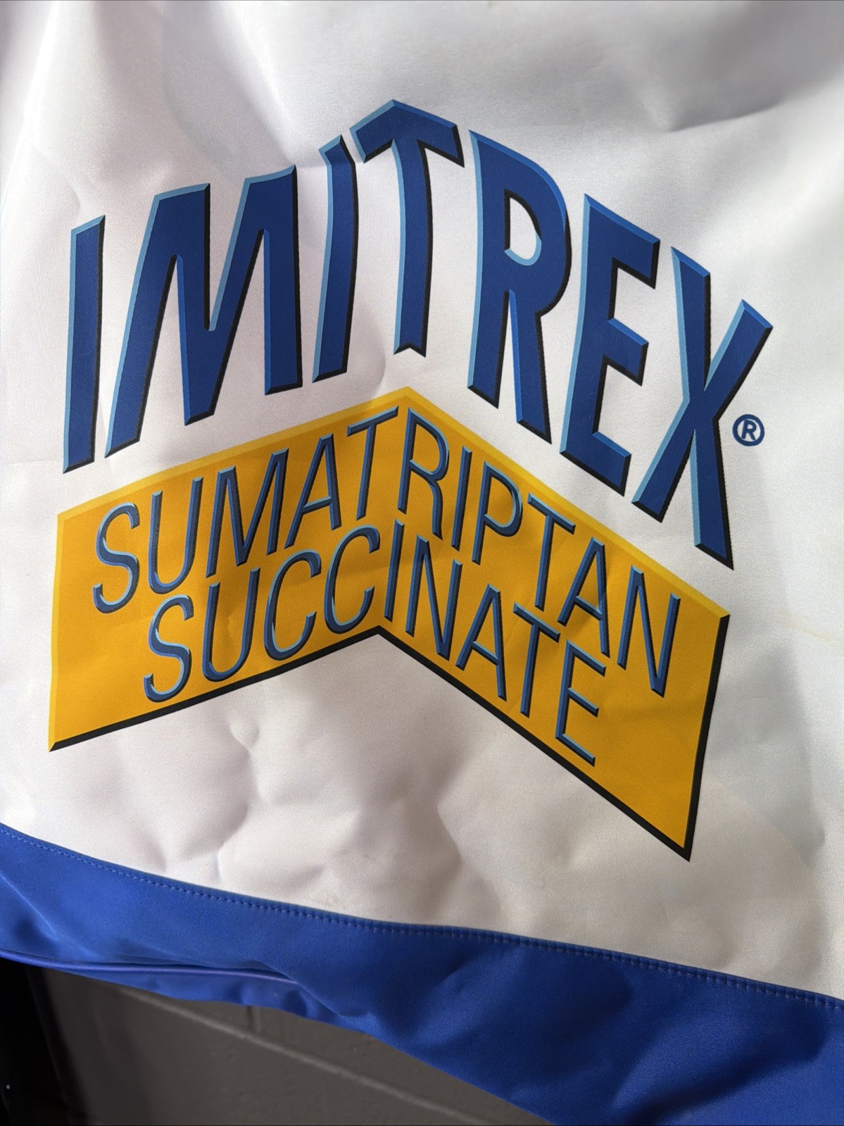 Imitrex Pharmaceutical Tote Bag Heavy Duty Large Drug Rep Promo Zipper Closure
