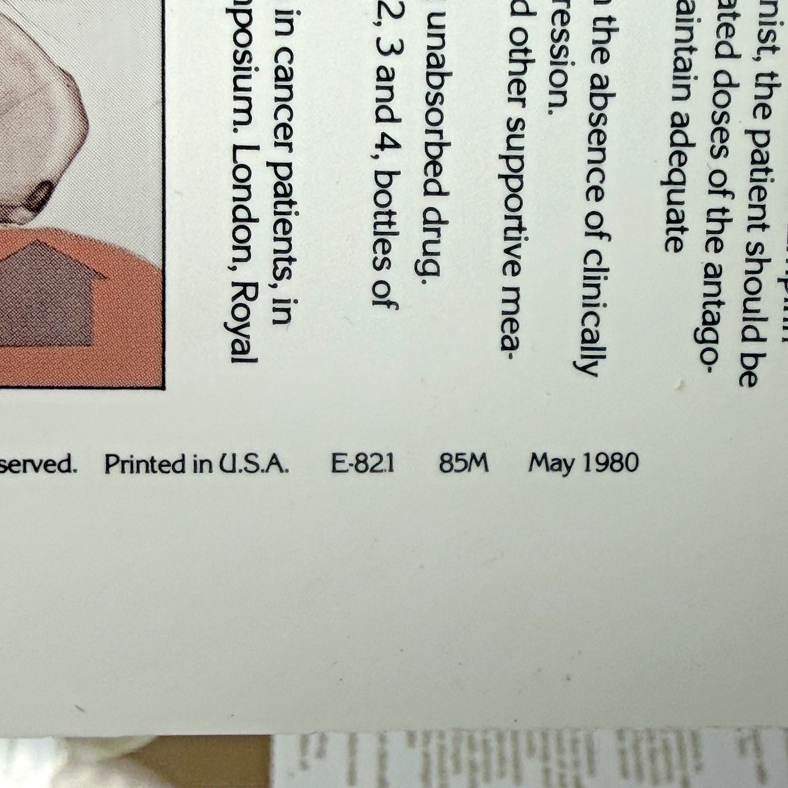 Codeine Medical Charts 5 Drug Rep Ad Promo Pharma Collectible Marketing 1980