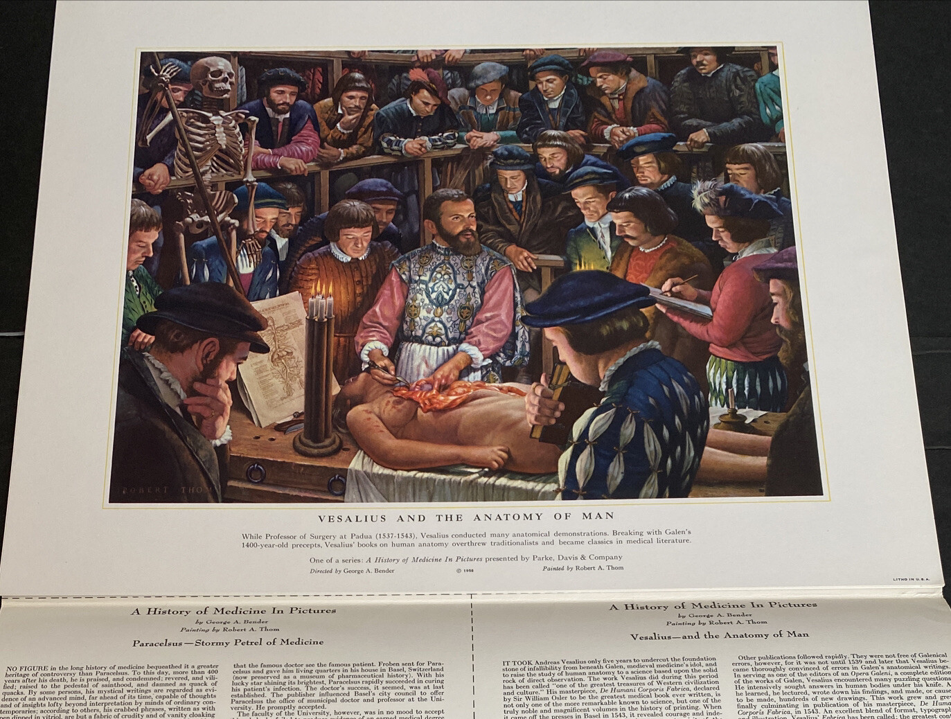 A History Of Medicine In Pictures- Series Two Set Parke Davis Robert Thom