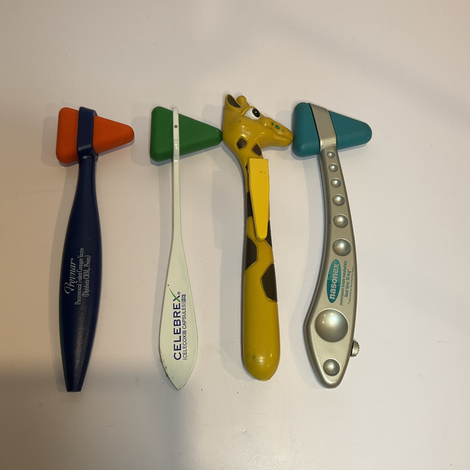 Pharmaceutical Drug Rep Promo Advertising Reflex Hammer Lot Of 4