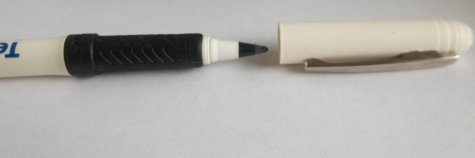 Testim 1% Promotional Pen – Bic Grip Roller, Medium Weight (Lot of 3, Dried Tips