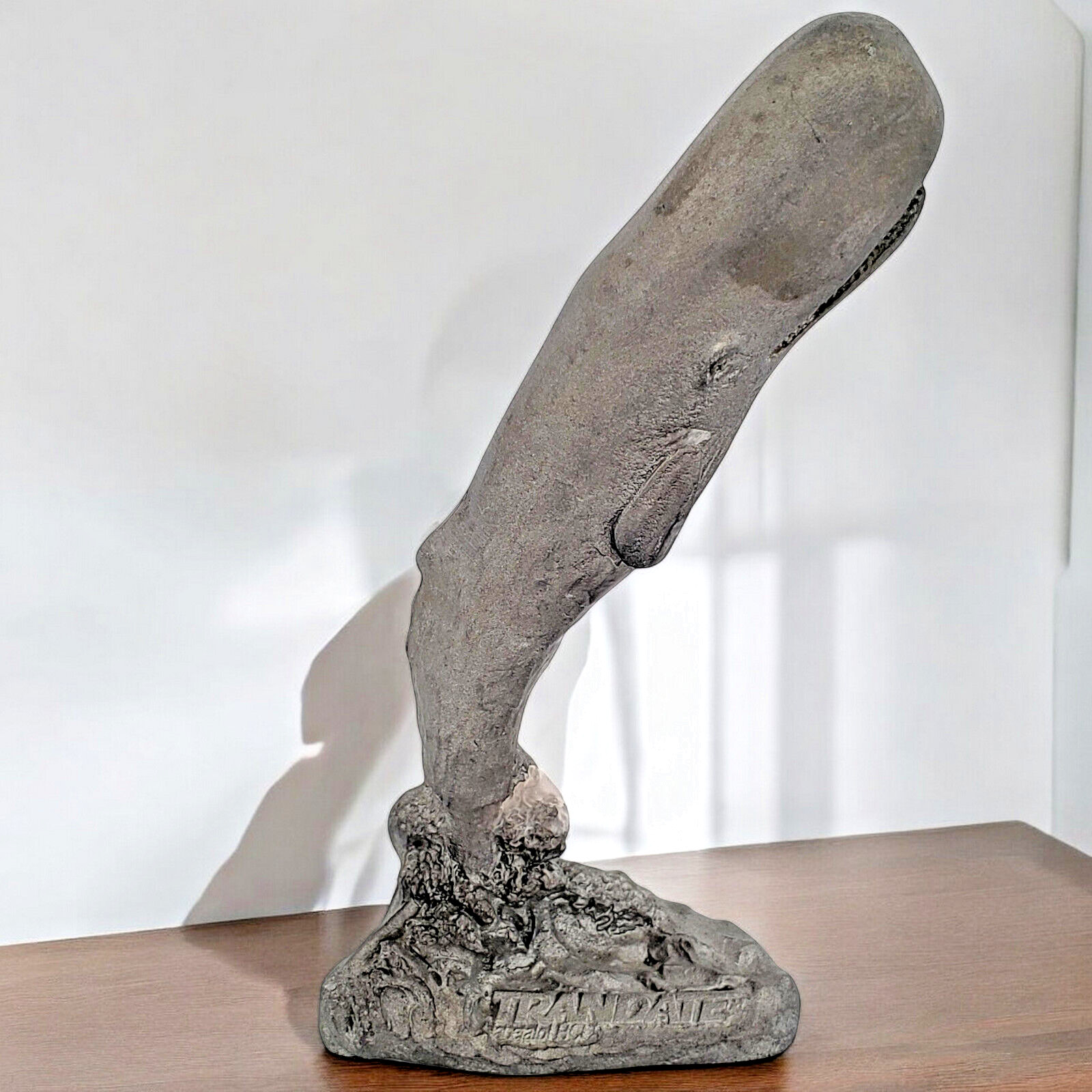 Pewter Whale Figurine Pharmaceutical Trandate Labetalol HCI Advertising