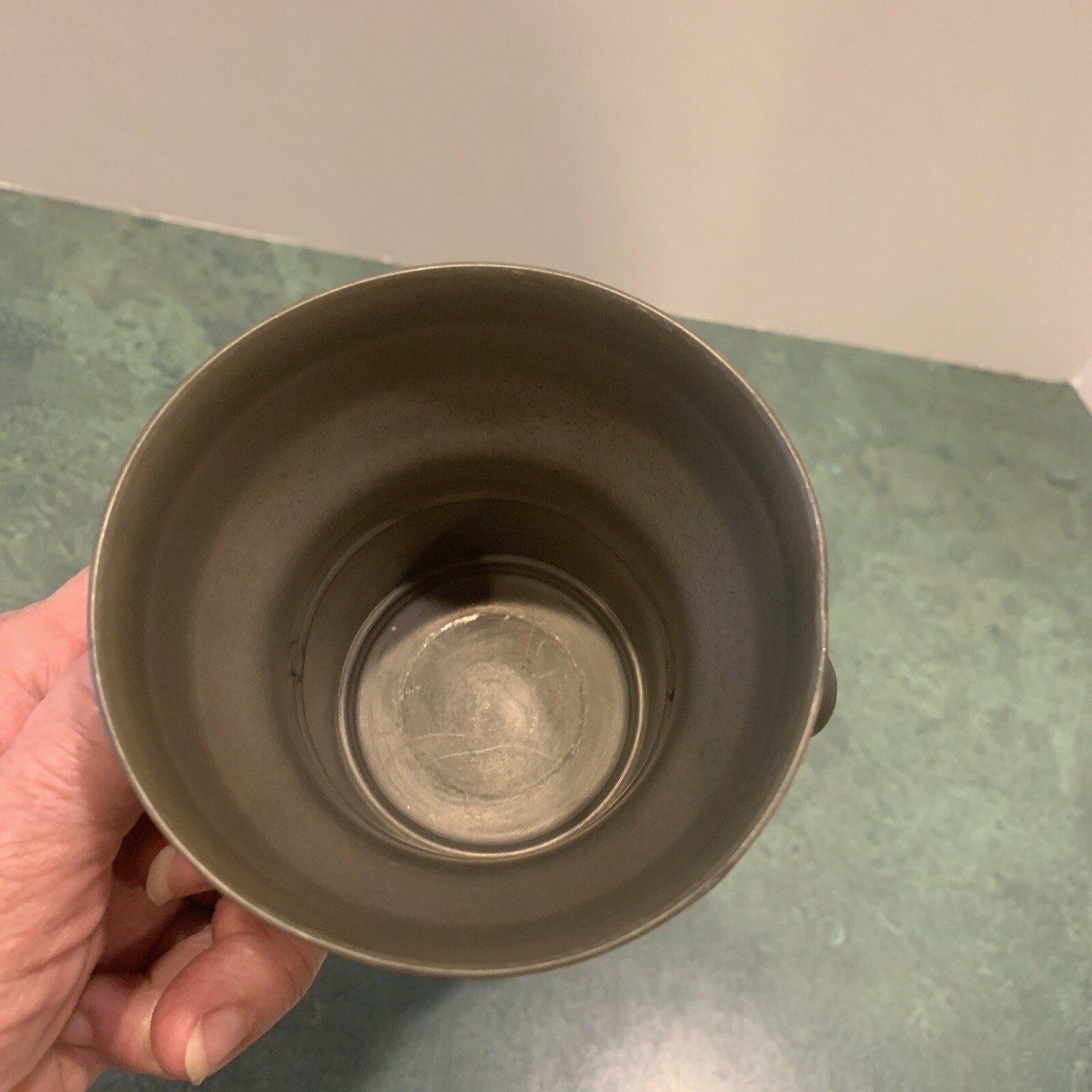 Vintage Pewter Mortar & Pestle *C & K Co. Holland *Heavy/Strong