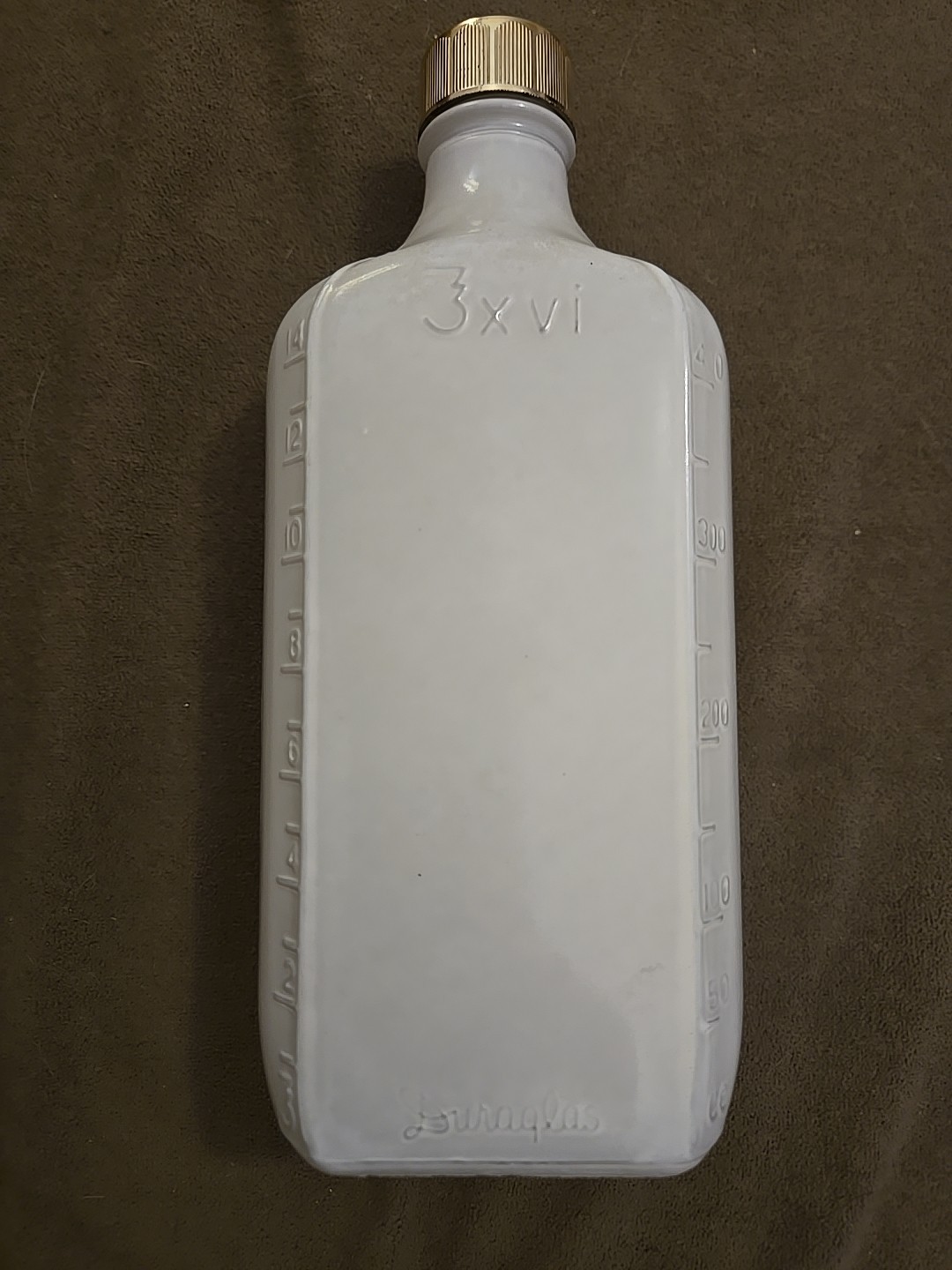 1972 Pharmacy Graduate Owens-Illinois Temple Univ 16oz Bottle Duraglas Pharma