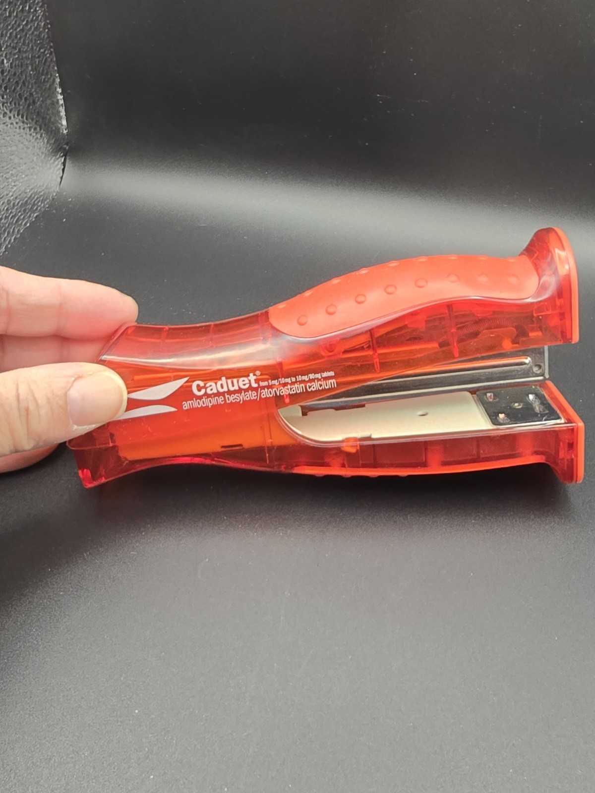Drug Rep Stapler Pharmaceutical Collectable Duragesic Caduet Amlodipine