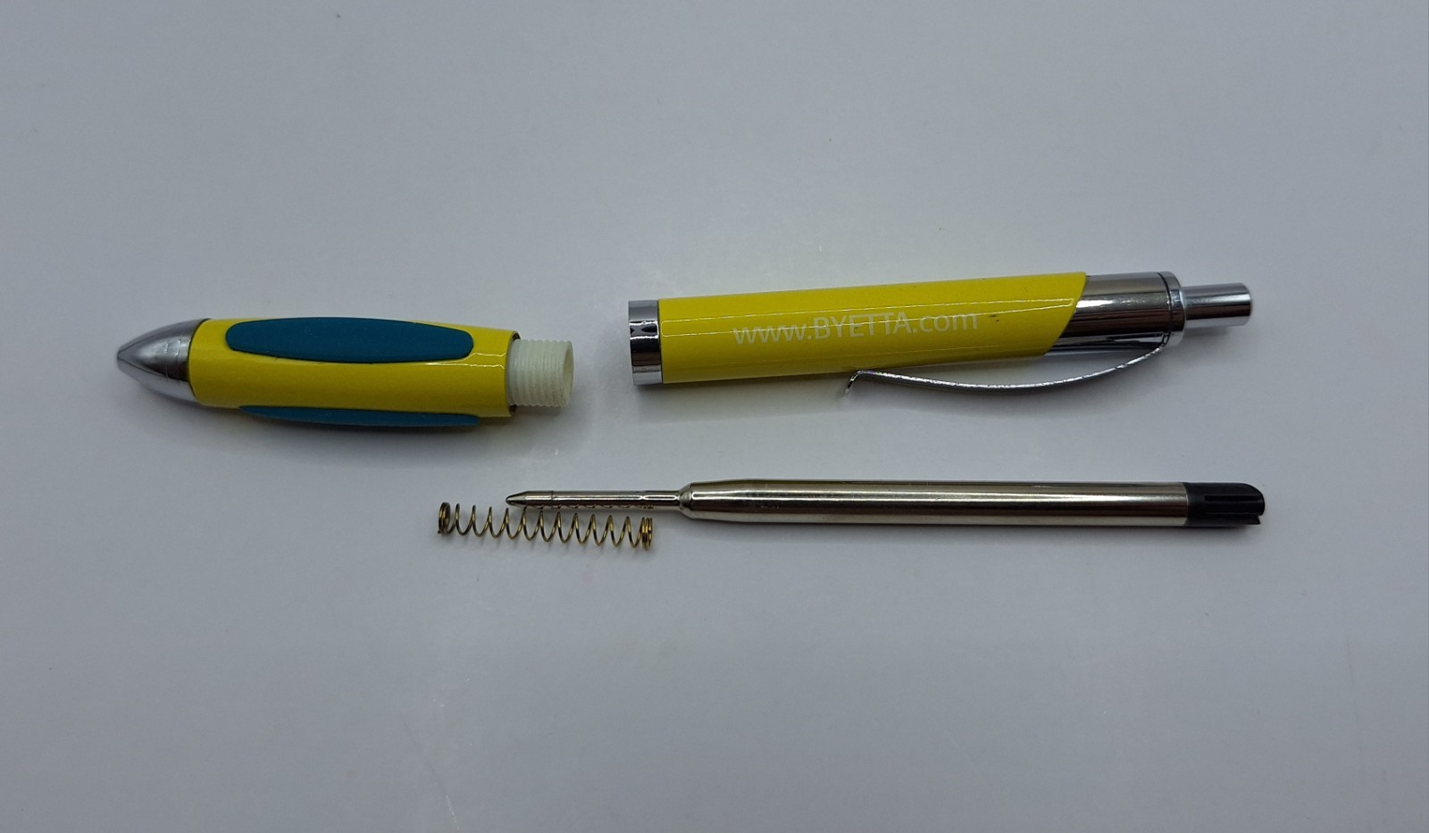 Drug Rep BYETTA Collectible Heavy Metal Pharmaceutical Pen RARE (Needs New Ink)