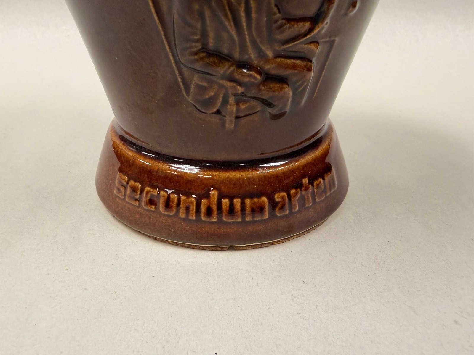 Schering / McCoy Pottery RX Mortar Pen Holder William Proctor Jr 1817-1874 NICE
