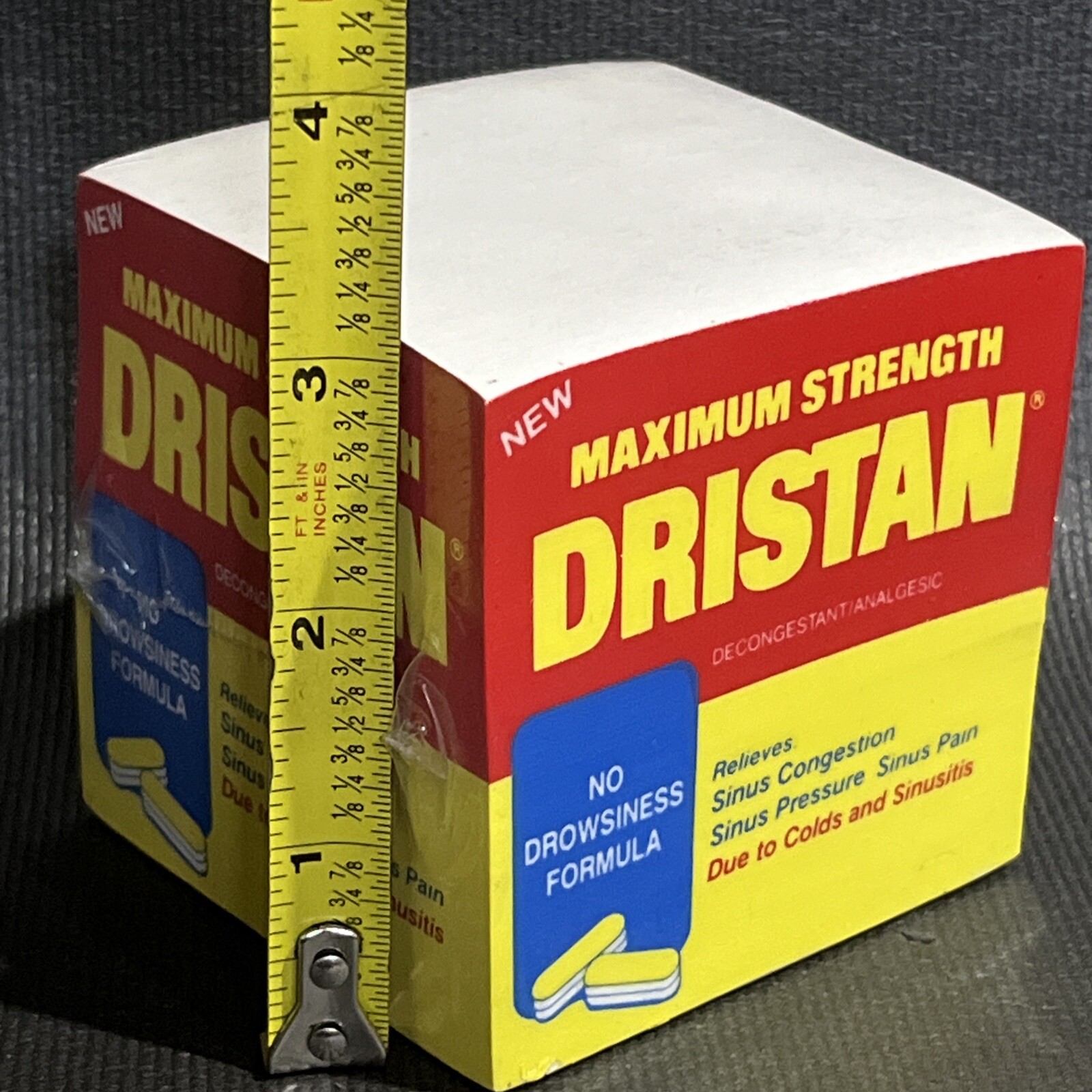 Sticky Note Pad Dristan Decongestant Analgesic Pharmaceutical Drug Rep Promo NEW