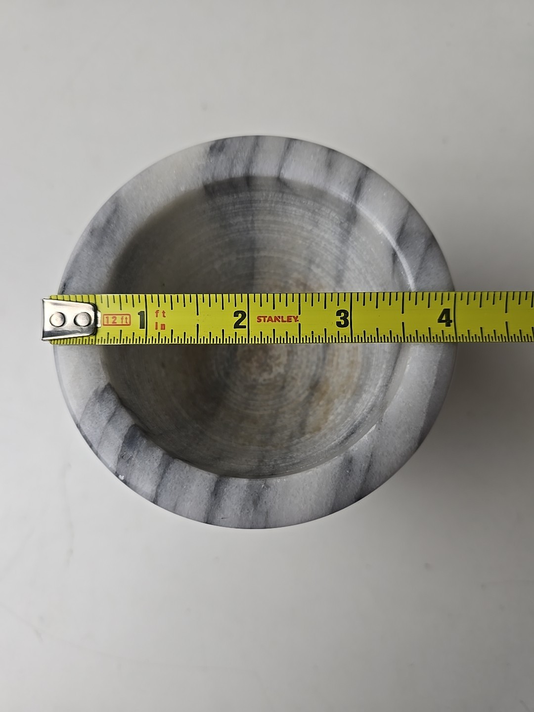 Marble Footed Mortar & Pestle Apothecary Pharmacy Medicine Herb Spice Grinder 4″