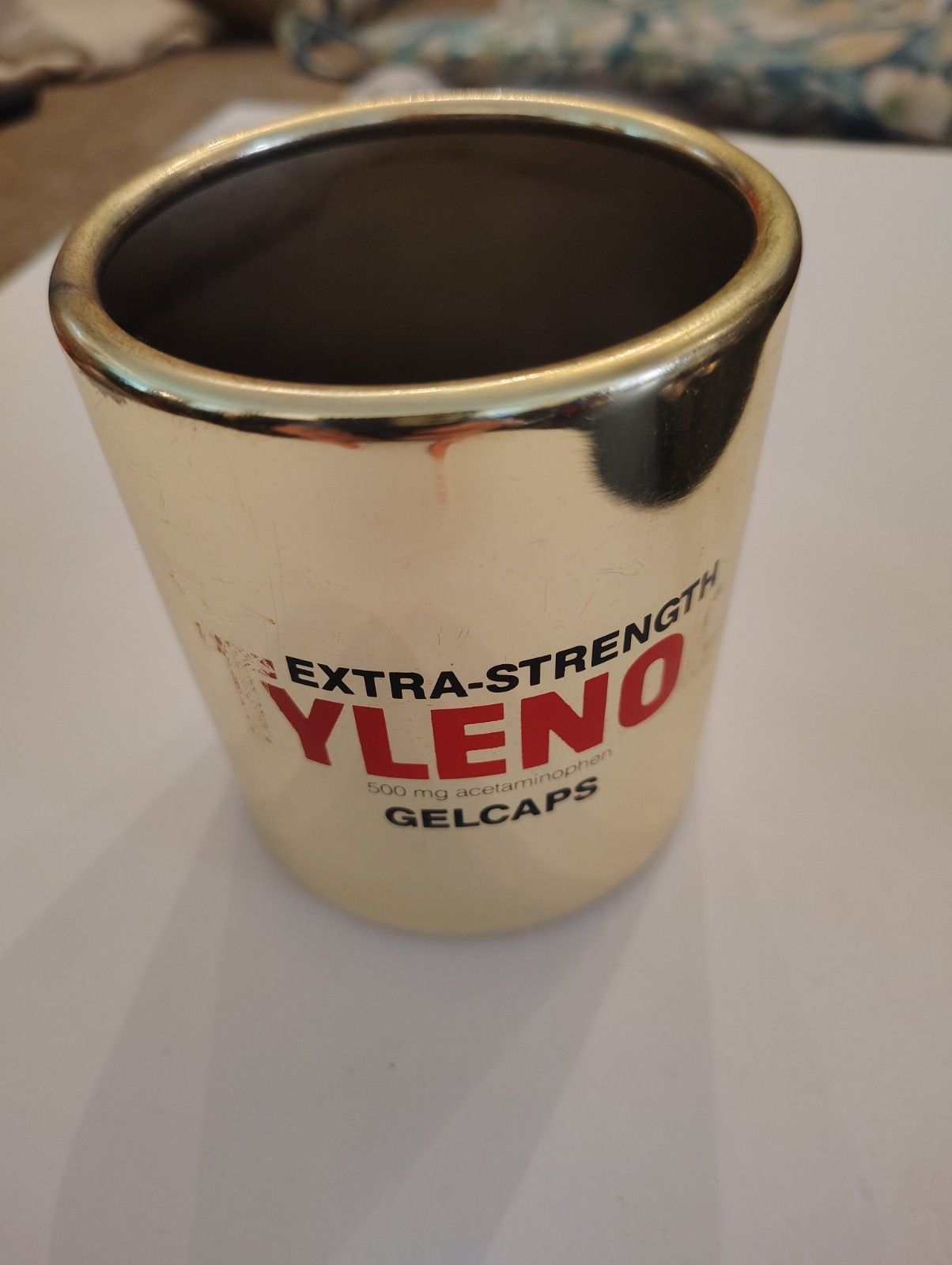 Rare Tylenol promotional Pen Cup distributed by pharmaceutical reps