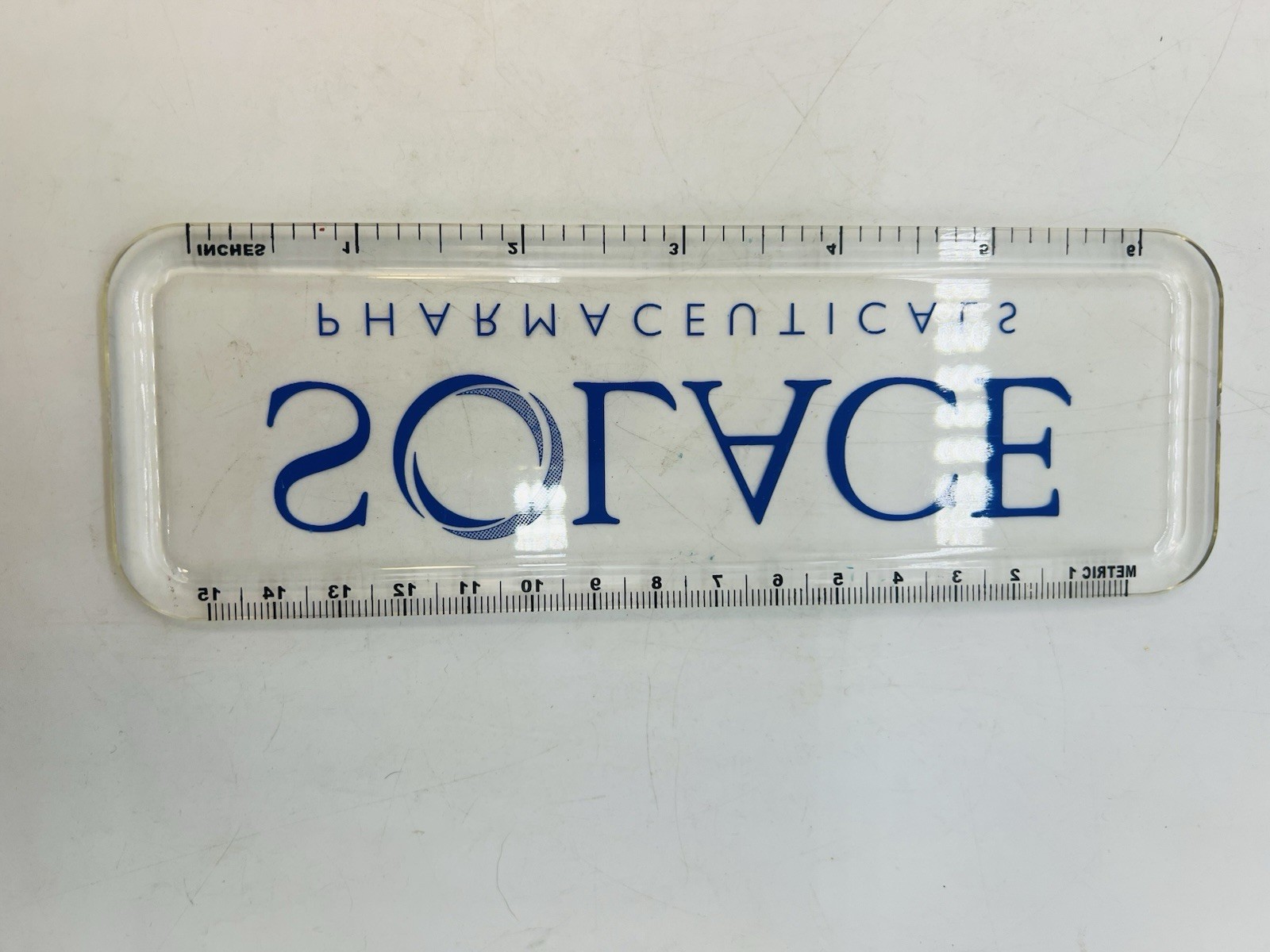 Solace Clear Ruler Pharmaceutical Collectible Chronic Pain Drug Rep Promo Swag