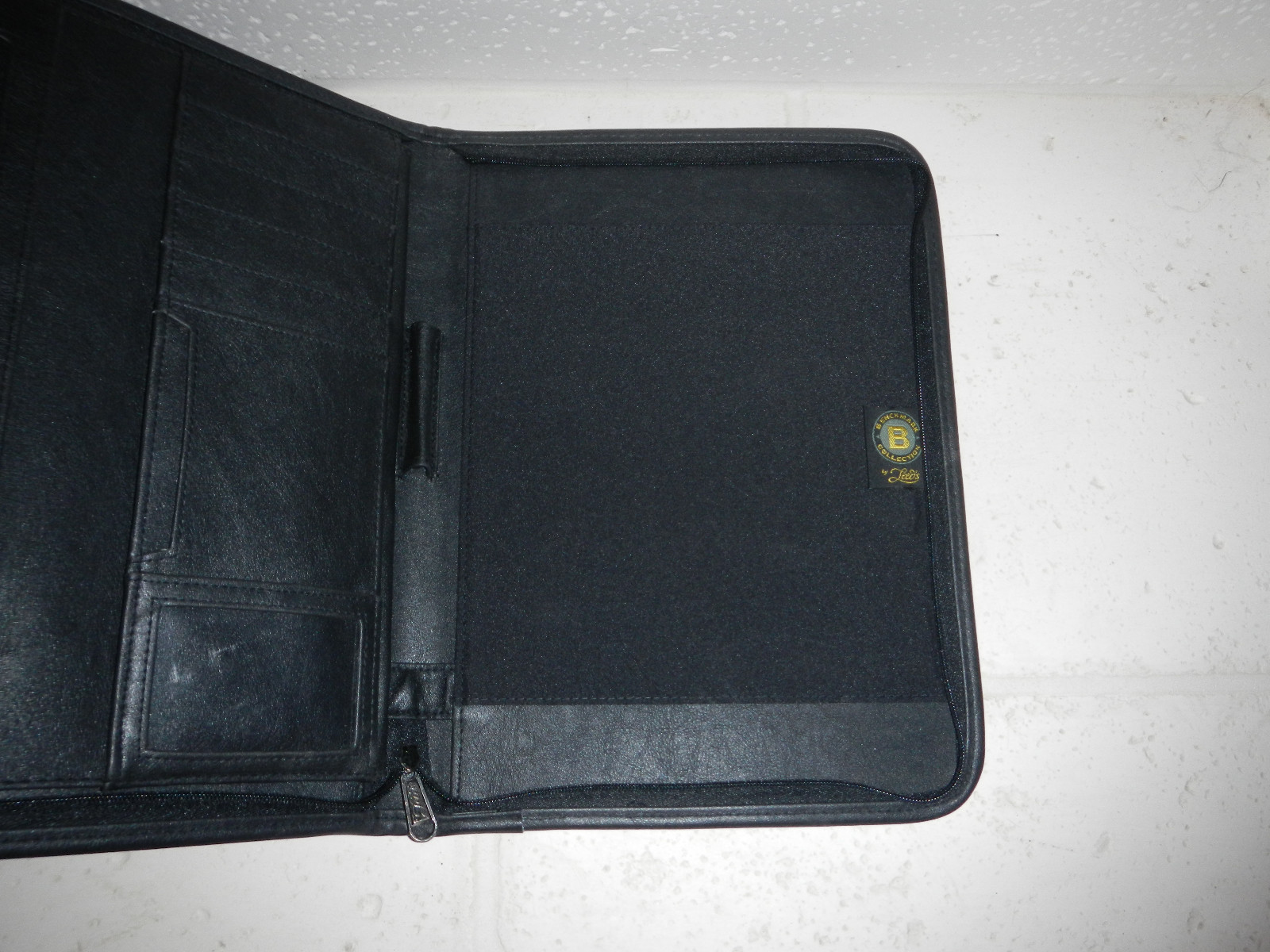 Prilosec Drug Pharmaceutical Advertising Logo Leeds Leather Padfolio Notebook