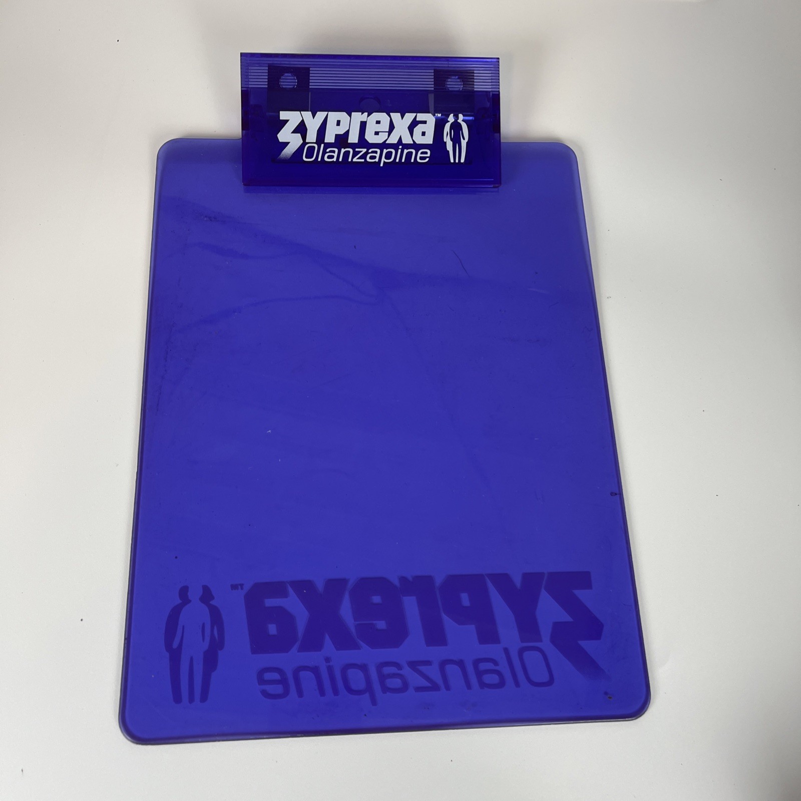 Zyprexa And Geodon Clip Boards Pharmaceutical Advertising