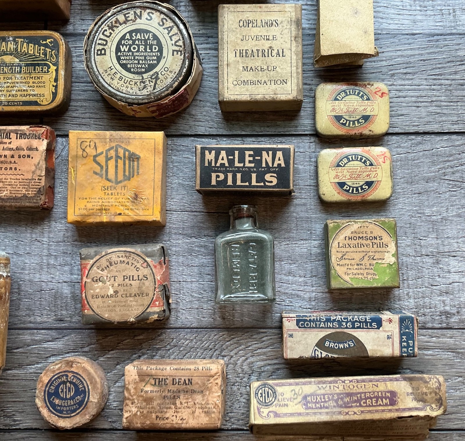 Apothecary Pharmaceutical Medicine Bottles & Misc Never Open (Lot of 28) New
