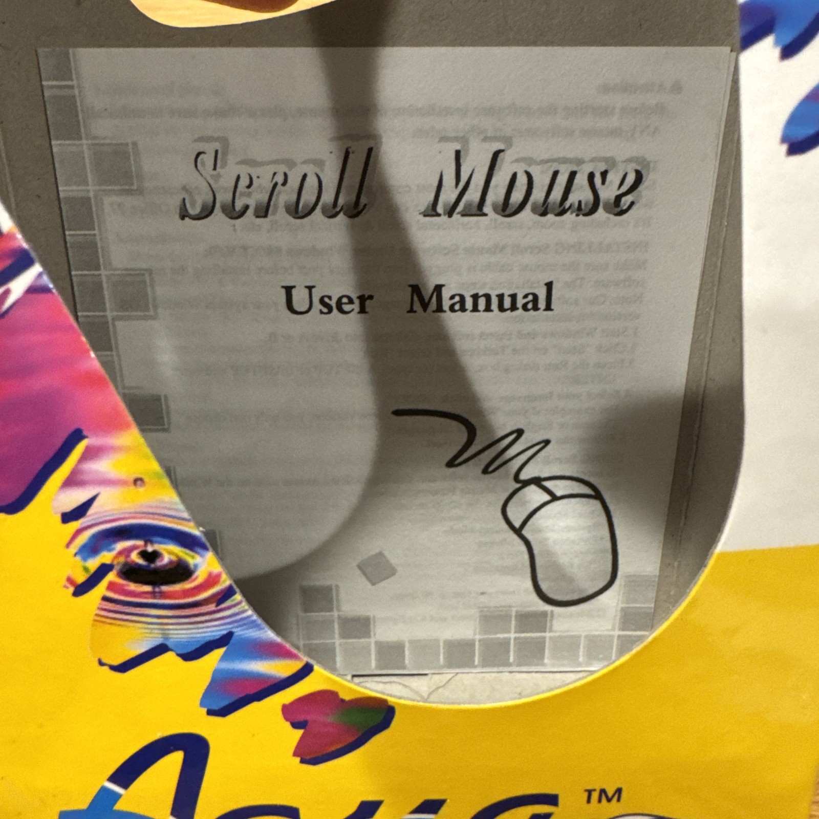 Pharmaceutical Marketing AQUA SEROQUEL Computer Mouse PS2 ADAPTER VERSION W BOX