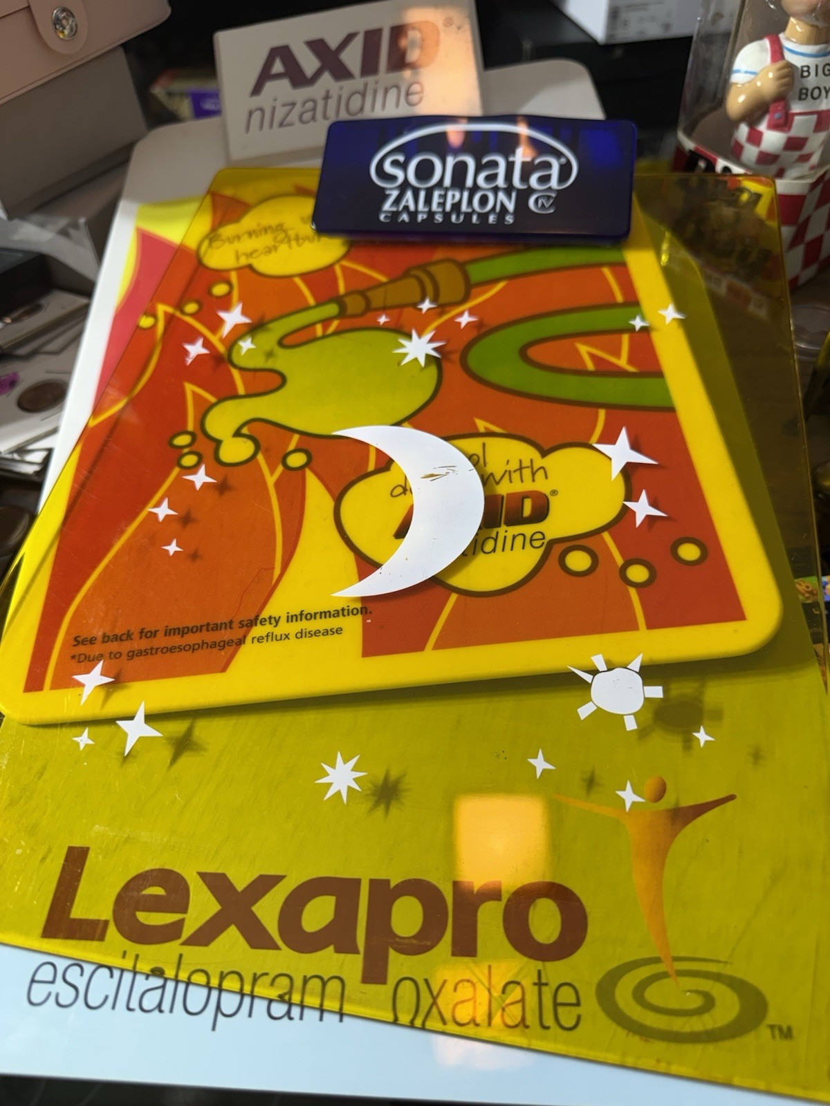 Three Promotional Medical Clipboards Lexapro