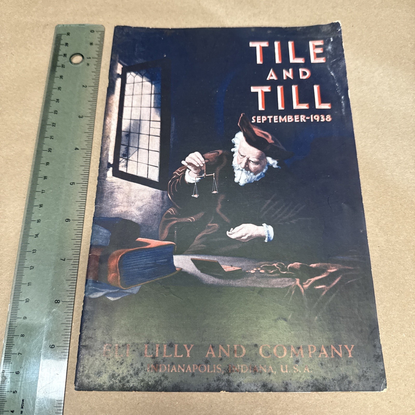 Tile And Till Magazine Eli Lilly And Company September 1938 Indianapolis Indiana
