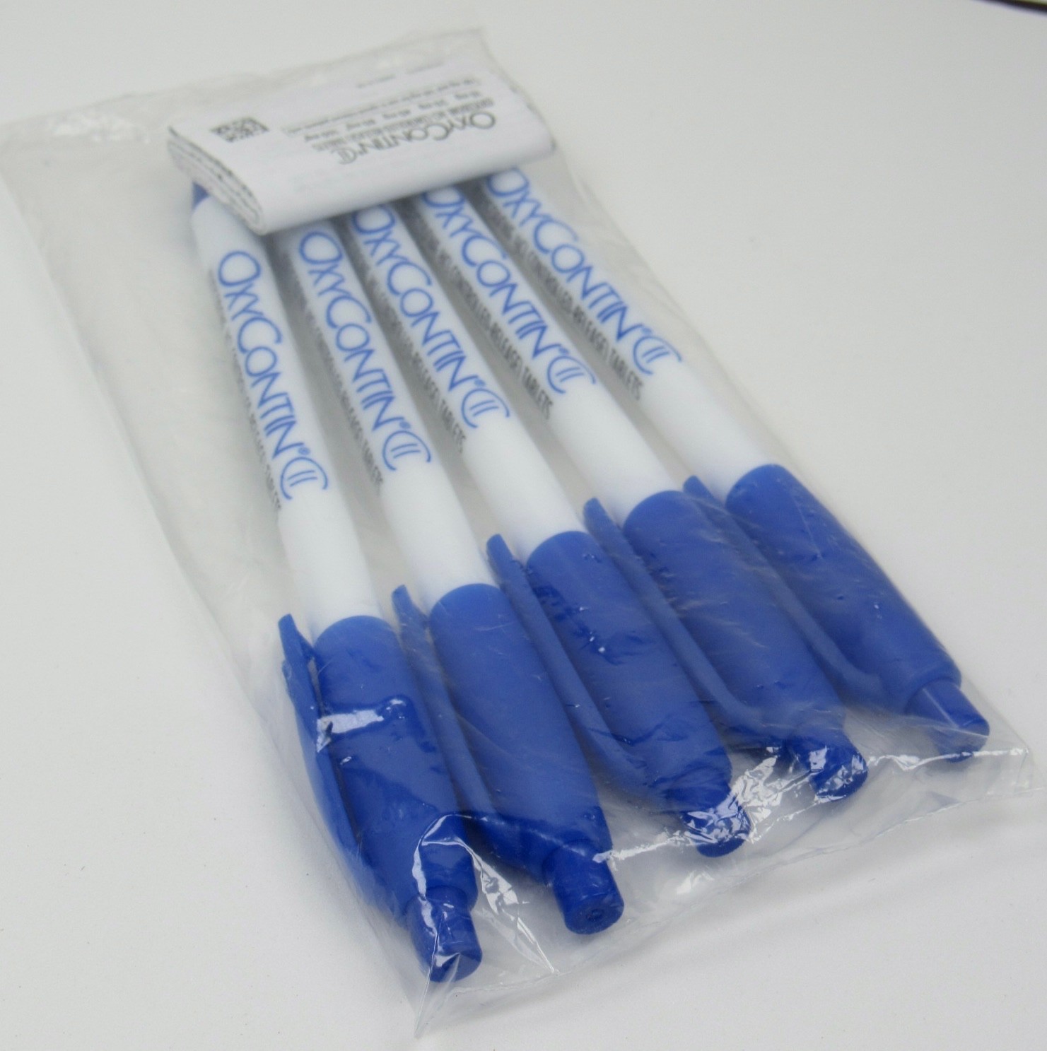 5 Oxycontin Oxycodone PENS Drug Rep Pharmaceutical Promo Sealed Original Package