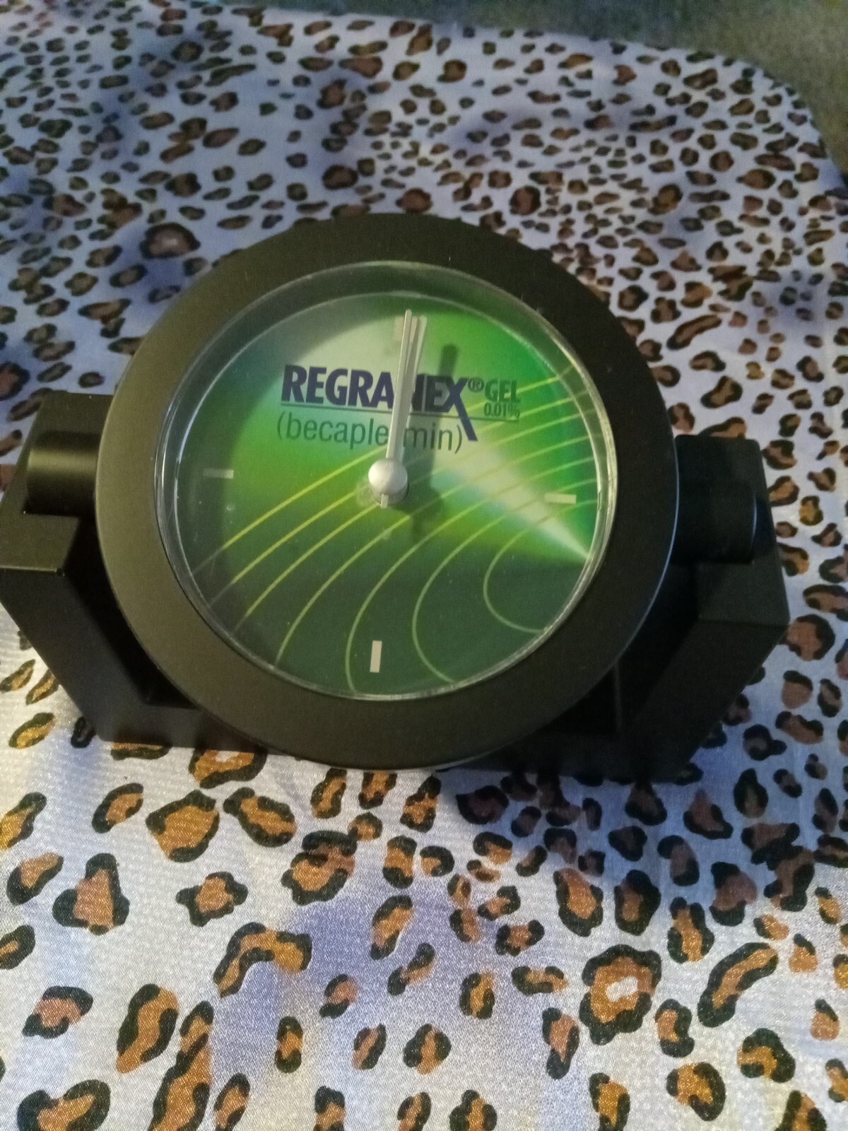 Rare Pharmaceutical Desk Clock Regranex Gel