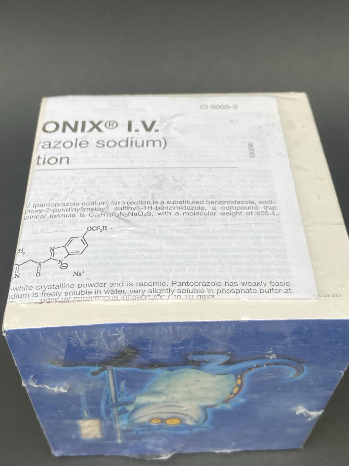 Vintage 2001 Protonix IV Gerdy Pharmaceutical Promotional Note Memo Pad Sealed