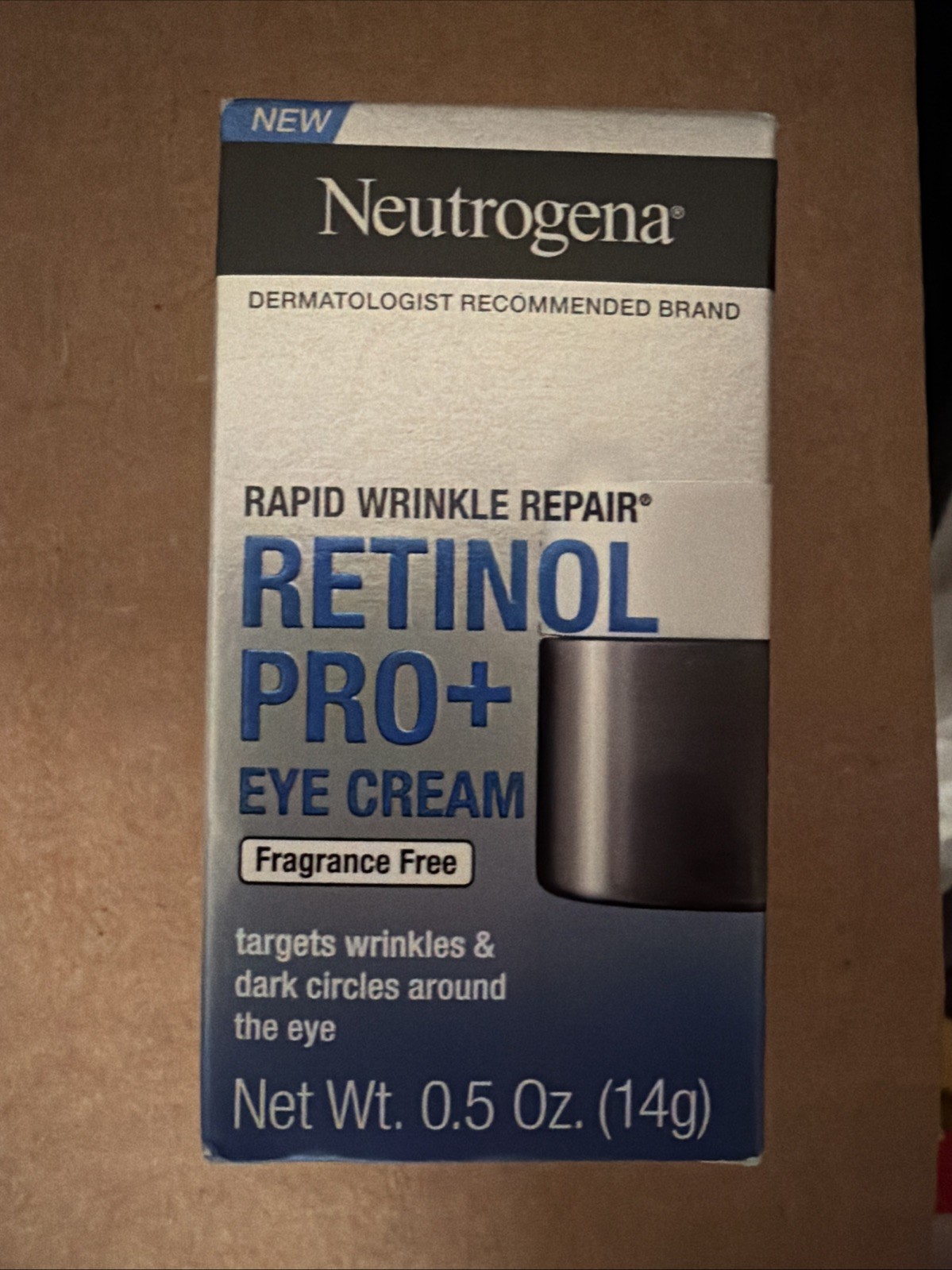 Neutrogena Rapid Wrinkle Repair Retinol Pro +Eye Cream 0.5oz Fragrance Free~New~