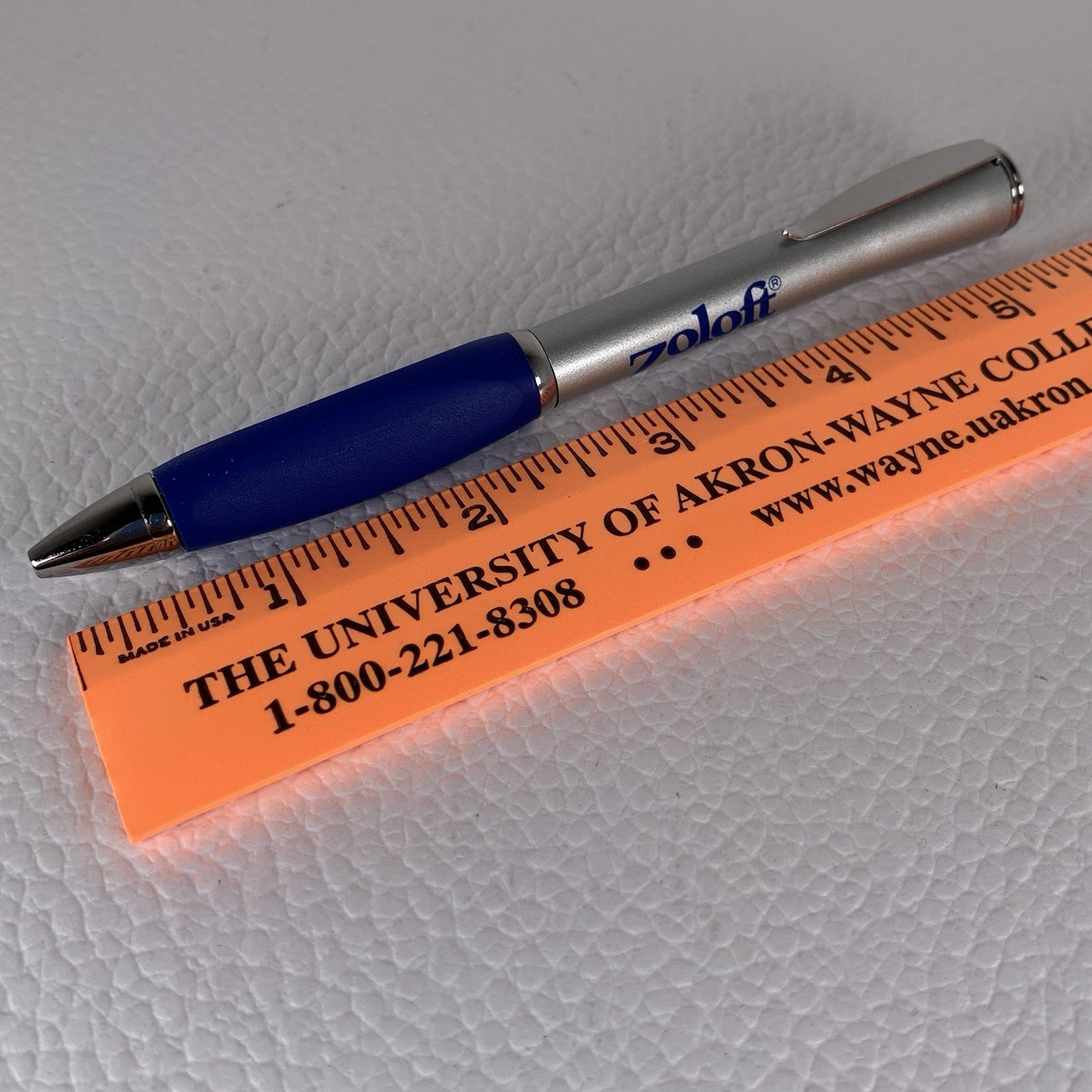 Zoloft Twist Heavy Metal Pen Drug Rep Pharmaceutical Promo Original Owner Works
