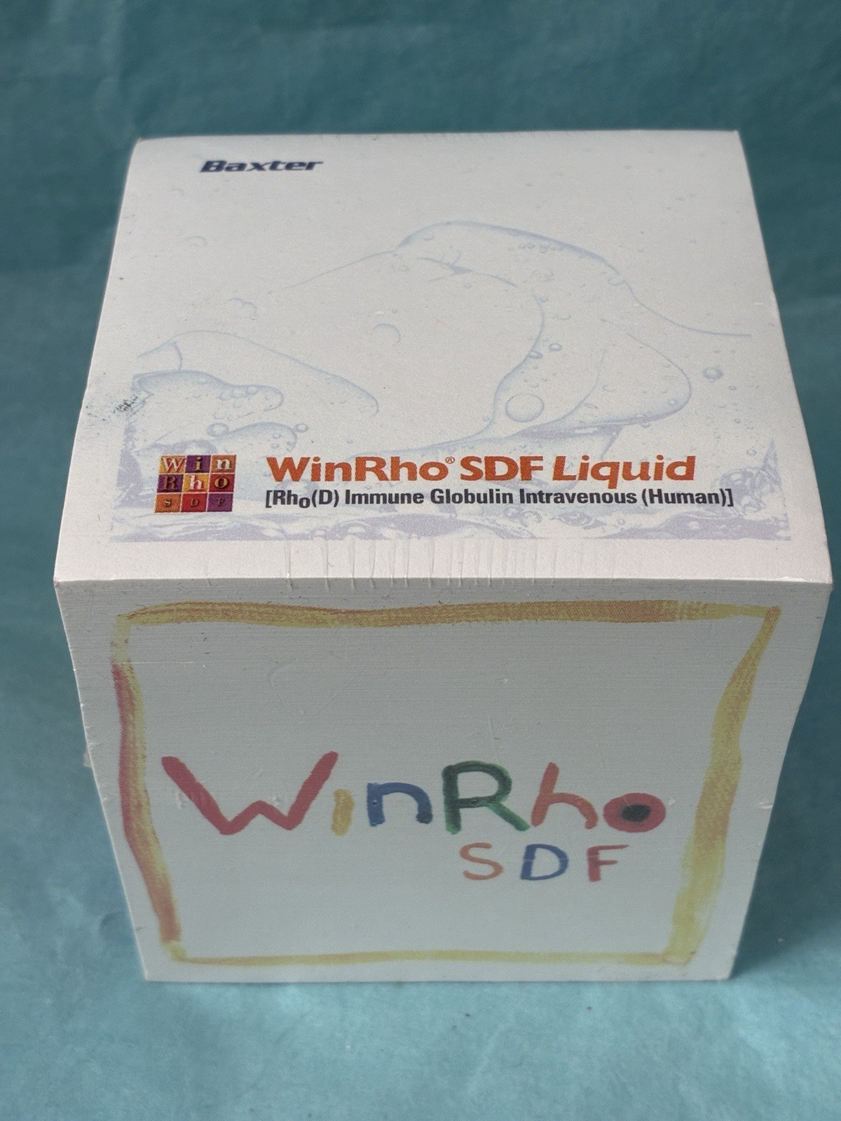 WINRHO SDF Liquid Drug Rep Pharmaceutical Collectible Memo Paper Note Pad SEALED