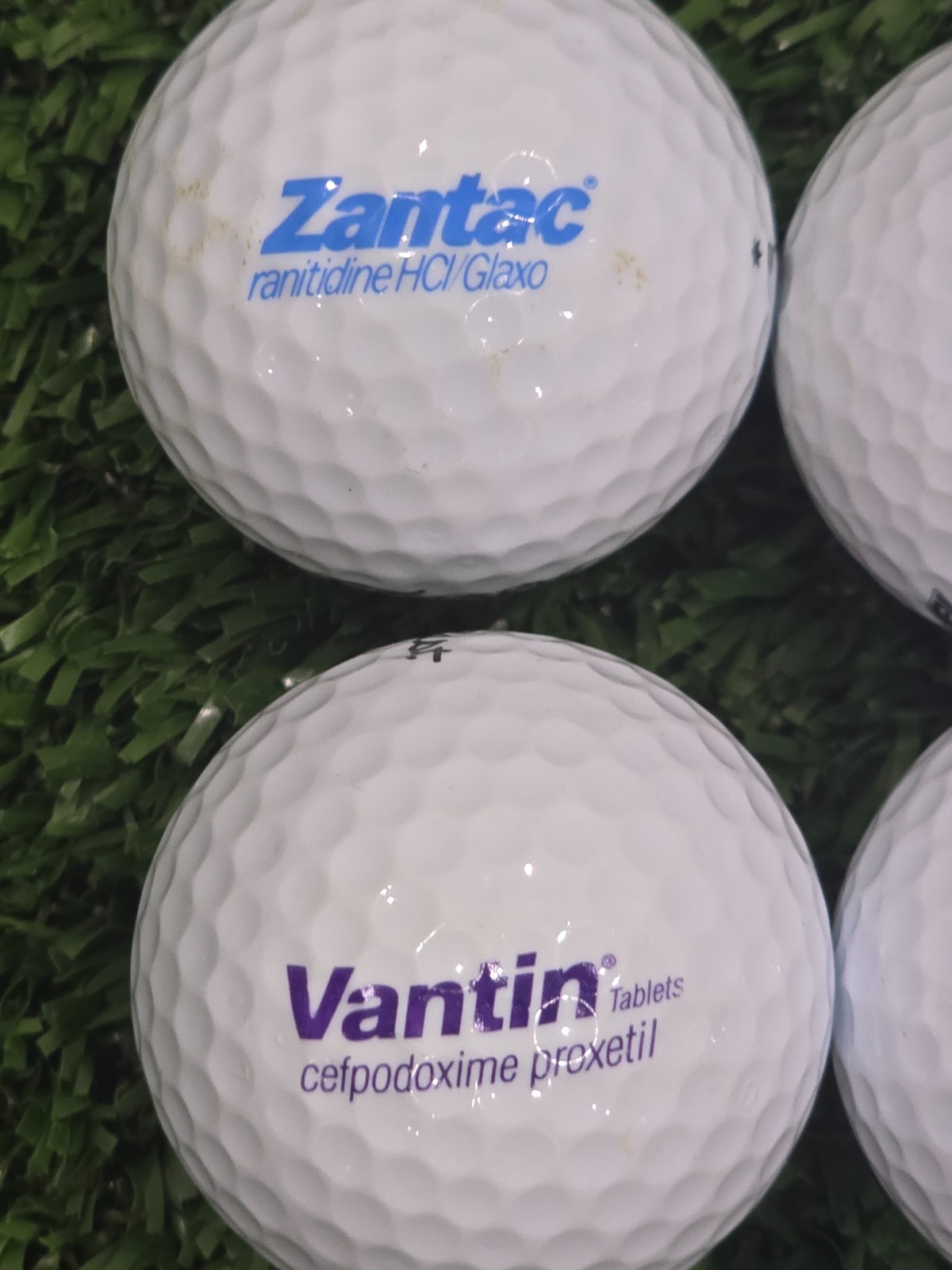 Lot of * Pharmaceuticals Advertising Collectible Golf Balls