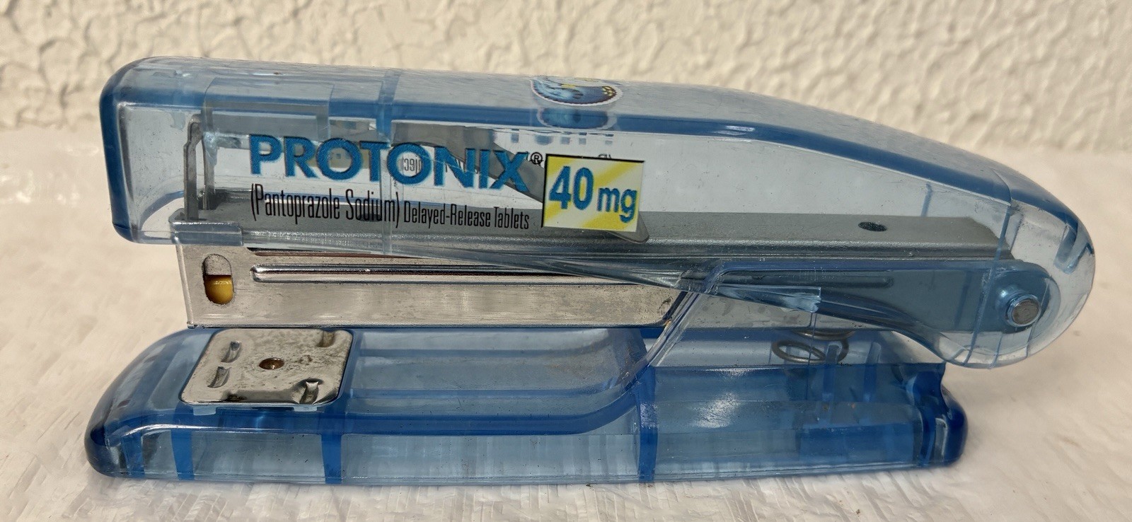 Protonix I.V. STAPLER Drug Rep Pharmaceutical Promo Advertising Gerdie Monster