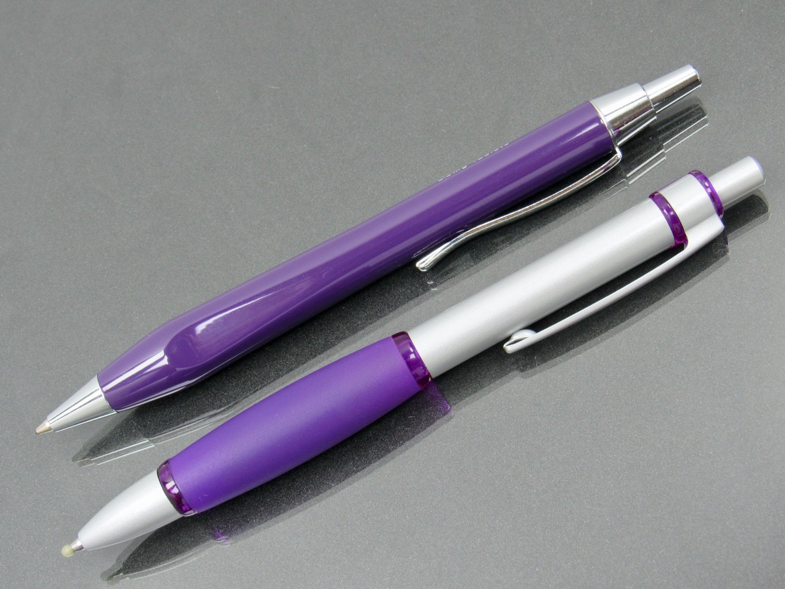 Purple FROVA Heavy Metal PENS Drug Rep Pharmaceutical Promo Advertising Lot of 2