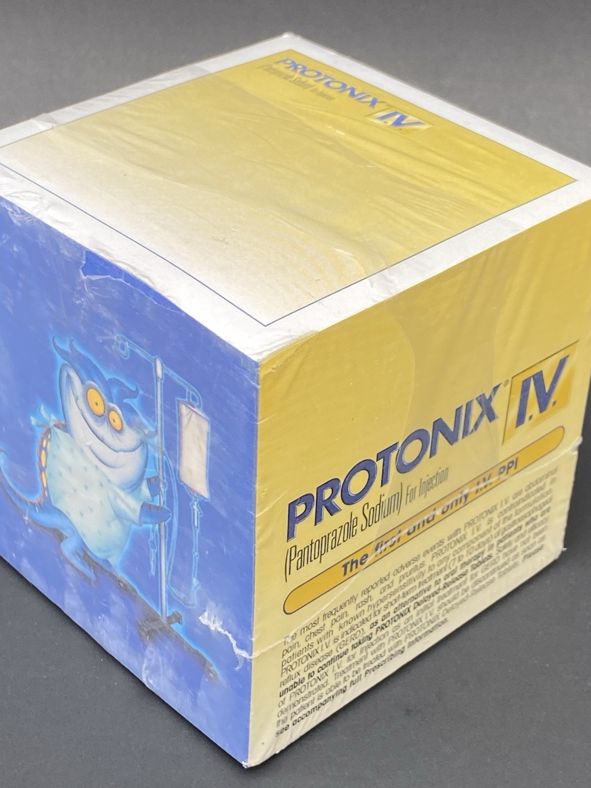 Vintage 2001 Protonix IV Gerdy Pharmaceutical Promotional Note Memo Pad Sealed