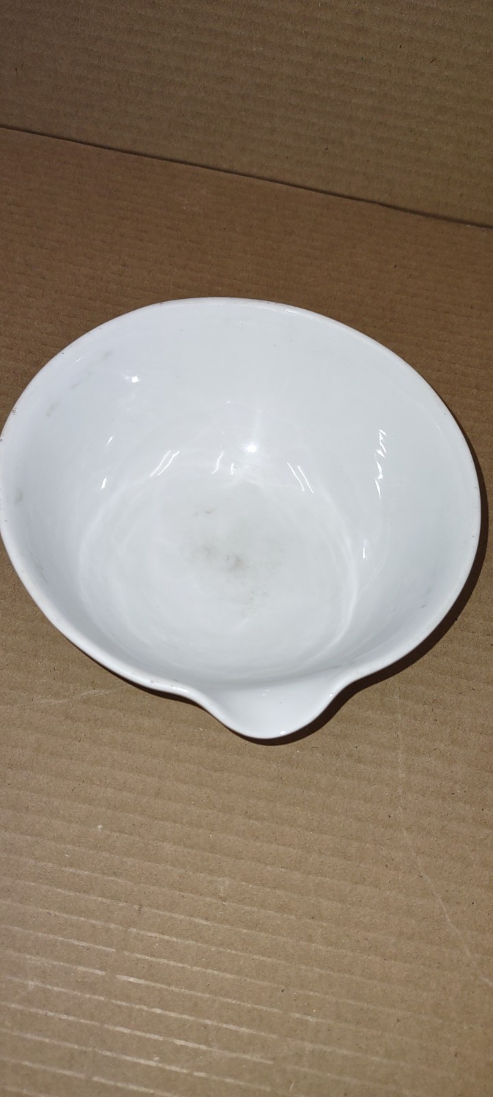 Vintage Evaporating Dish, Porcelain