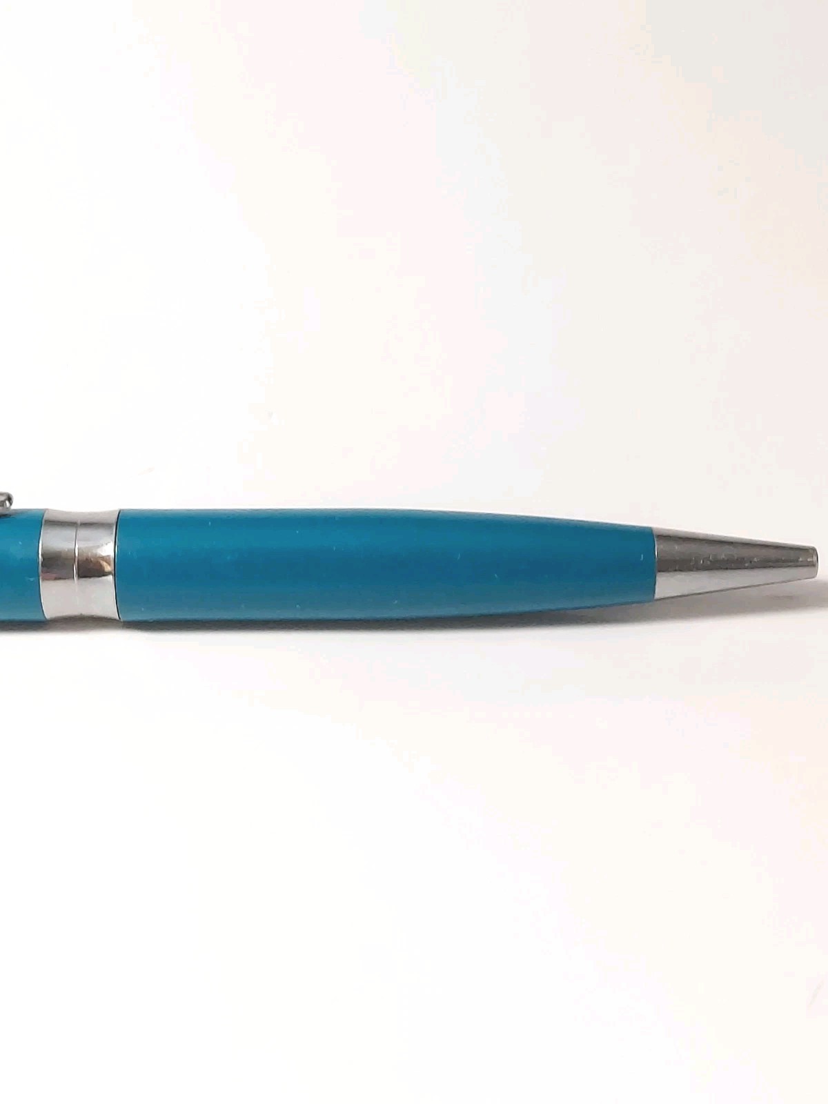 Vintage Pfizer Lipitor Pharmaceutical Ballpoint Pen Blue Metal Drug Rep