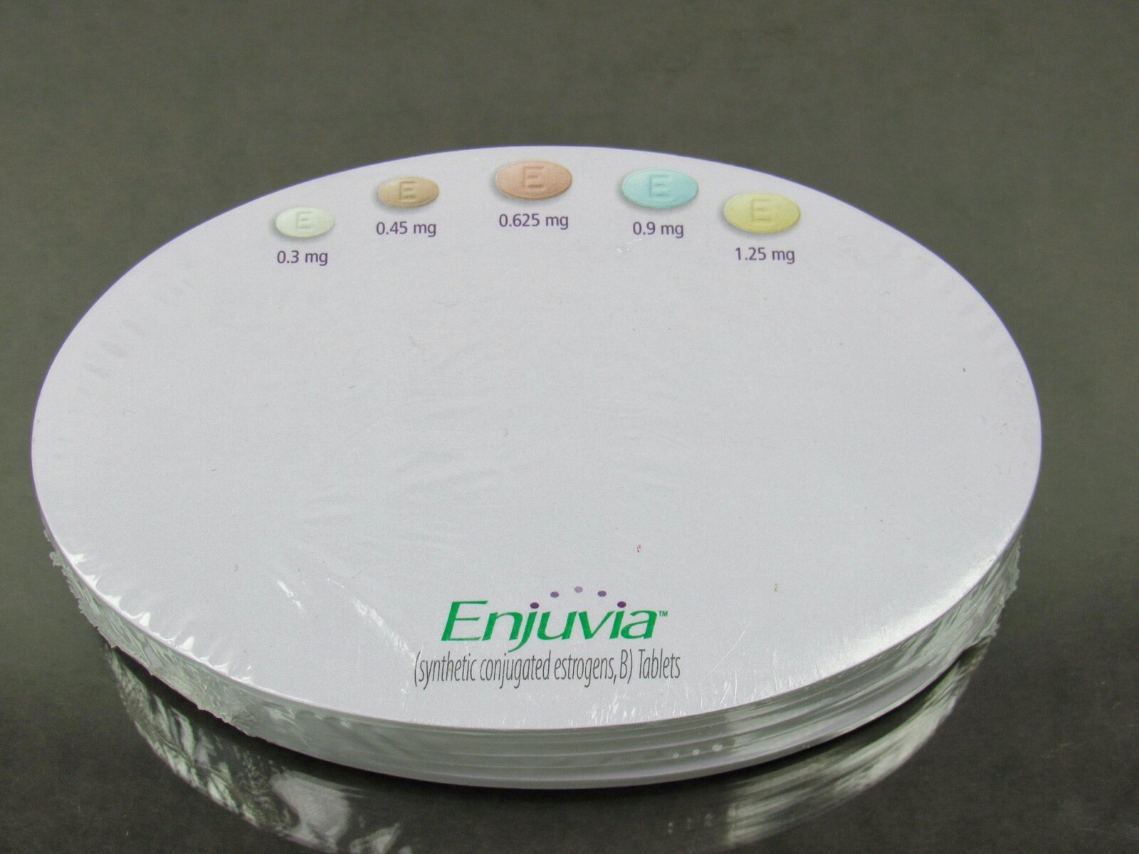Enjuvia Sticky Notes Drug Rep Pharmaceutical Sealed Block 5 Note Paper Pads RARE