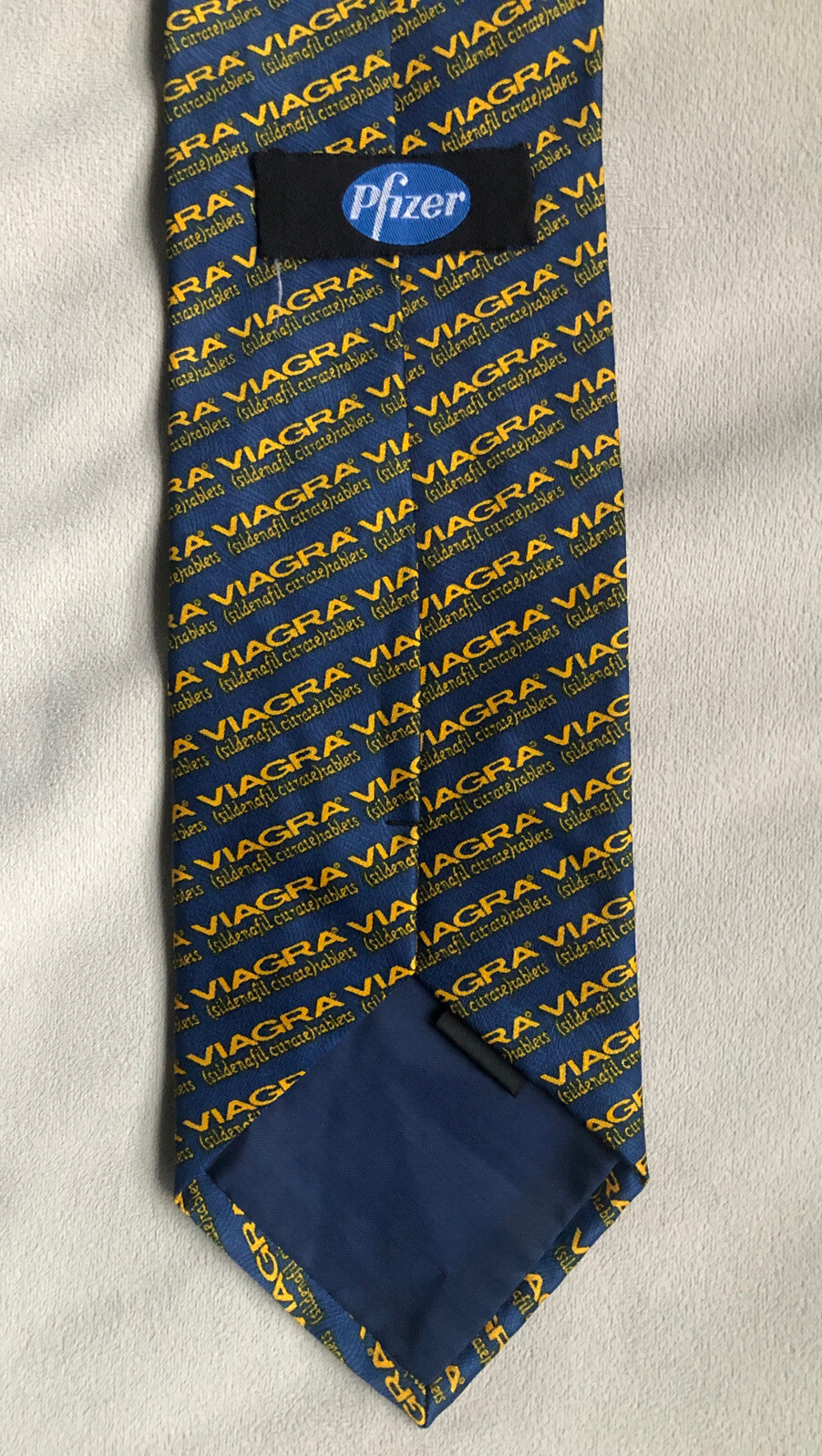 Pharmaceutical Drug Rep Viagra Silk Neck Tie