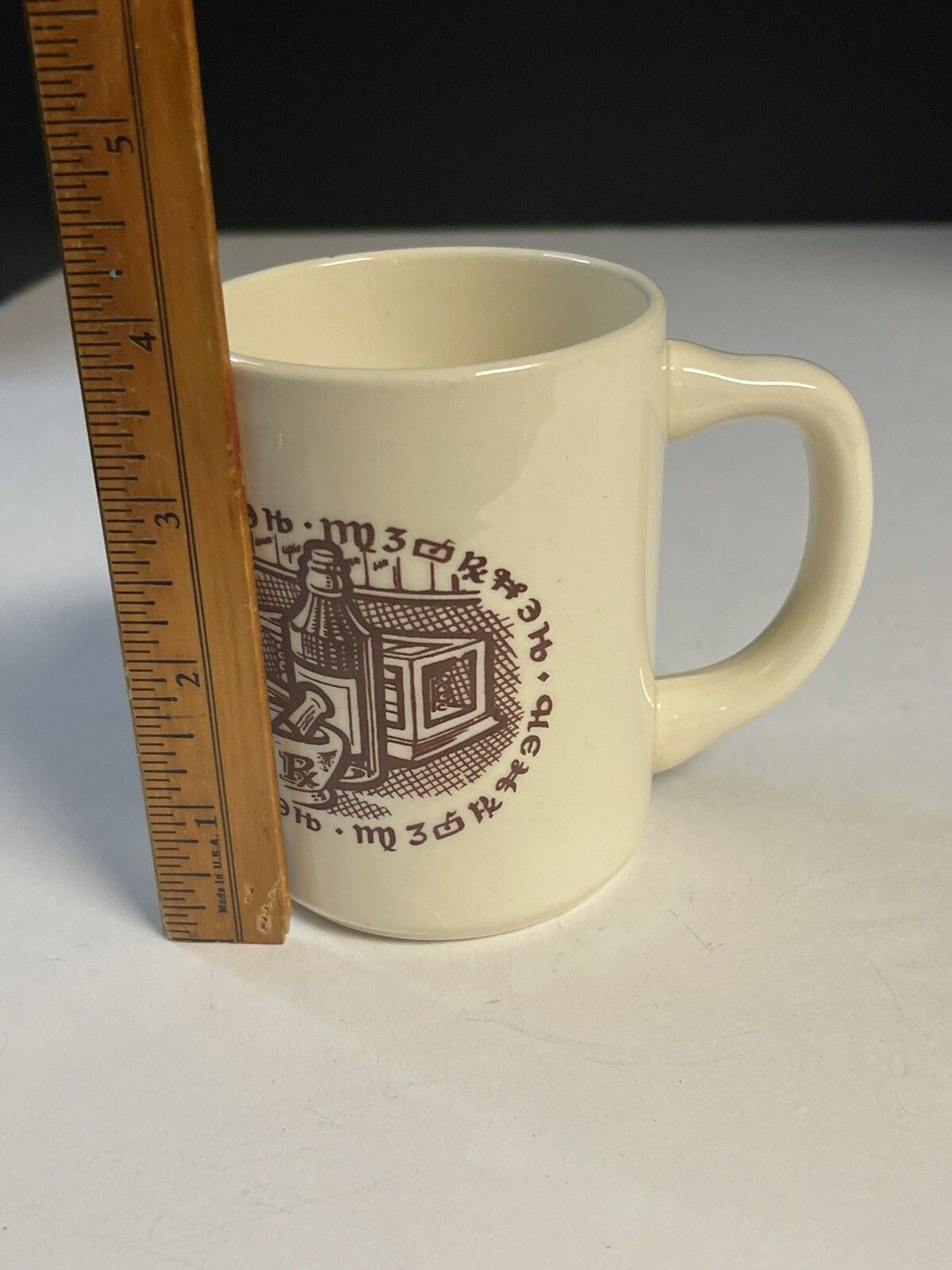 Vintage RX PRESCRIPTION PHARMACY Ceramic Coffee Cup Mug
