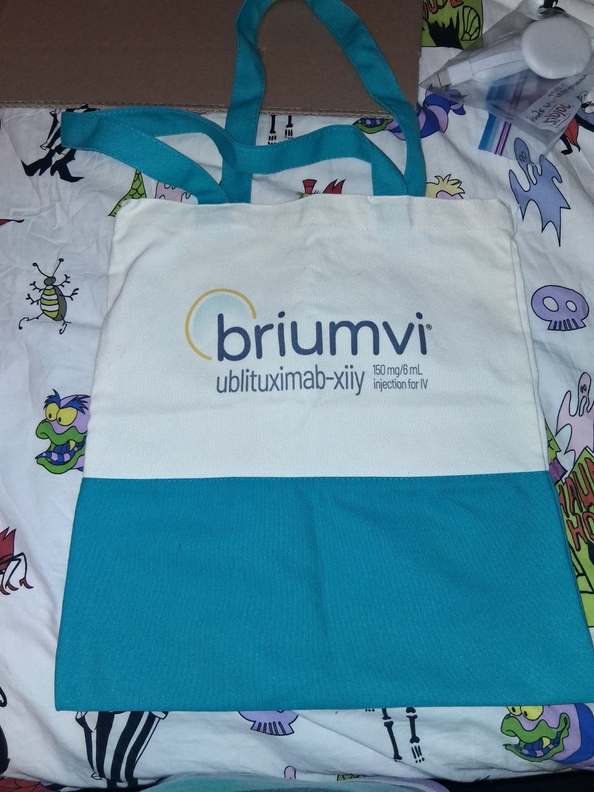 Vintage Briumvi Tote Bag Pharmaceutical Advertising