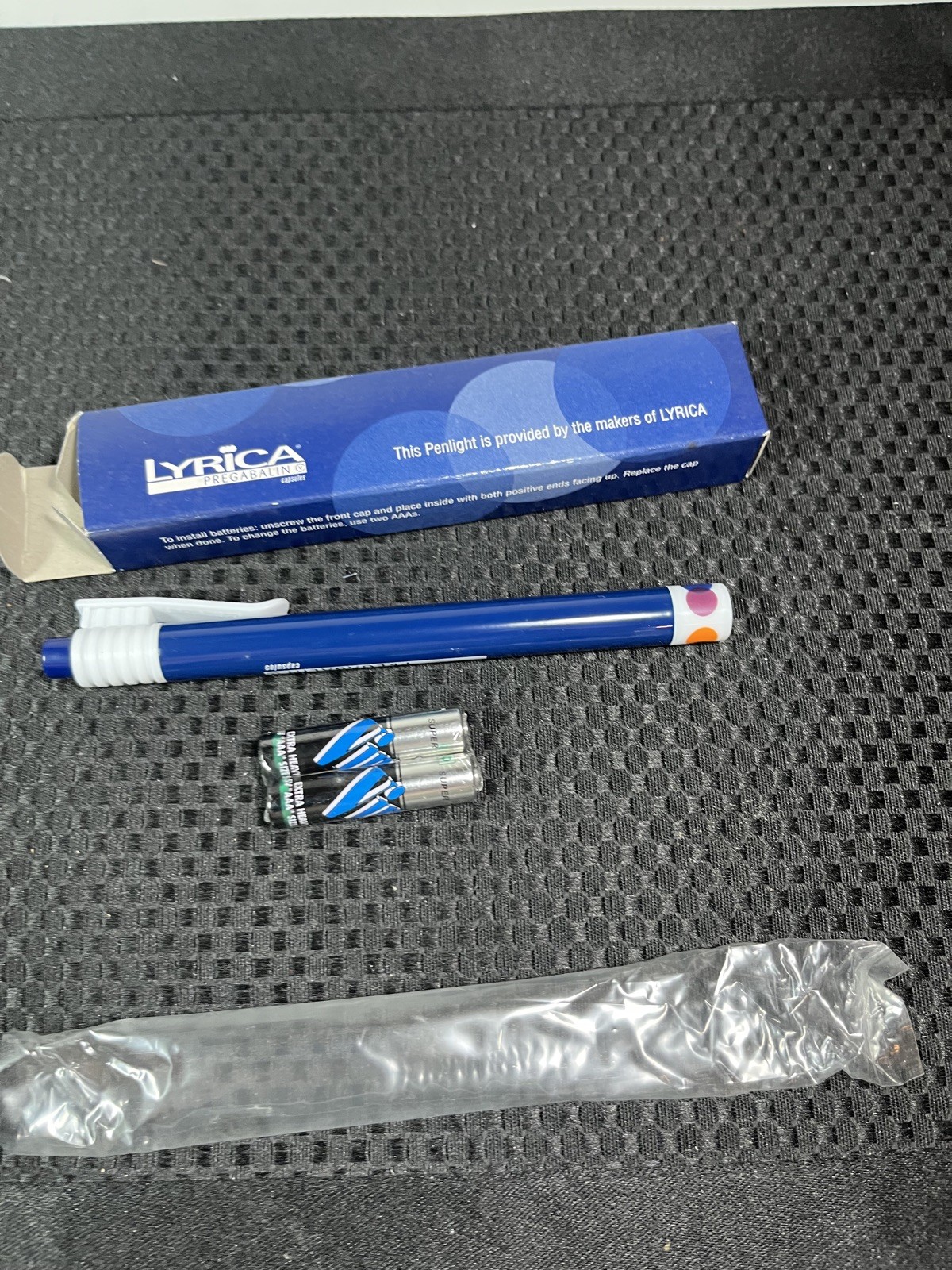 Pharmaceutical Drug Rep Pfizer Lyrica Metal Pen light New In Box