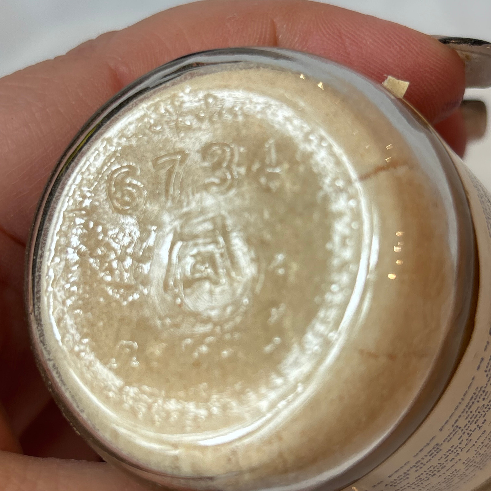 Vtg Mu-Col Hygenic Powder 4 Oz. Clear Glass Jar In Box Cleansing Compound